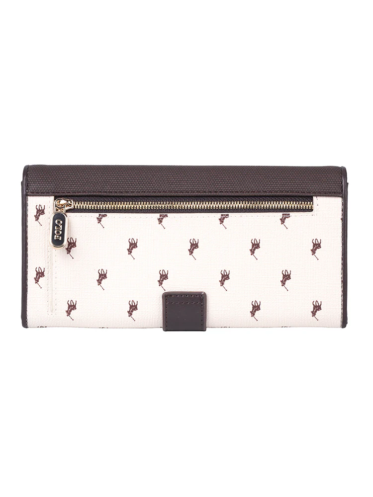 Chalbi Clutch Purse - Cream - Image 3