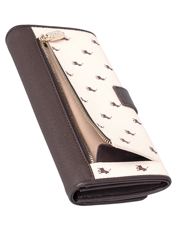 Chalbi Clutch Purse - Cream - Image 5