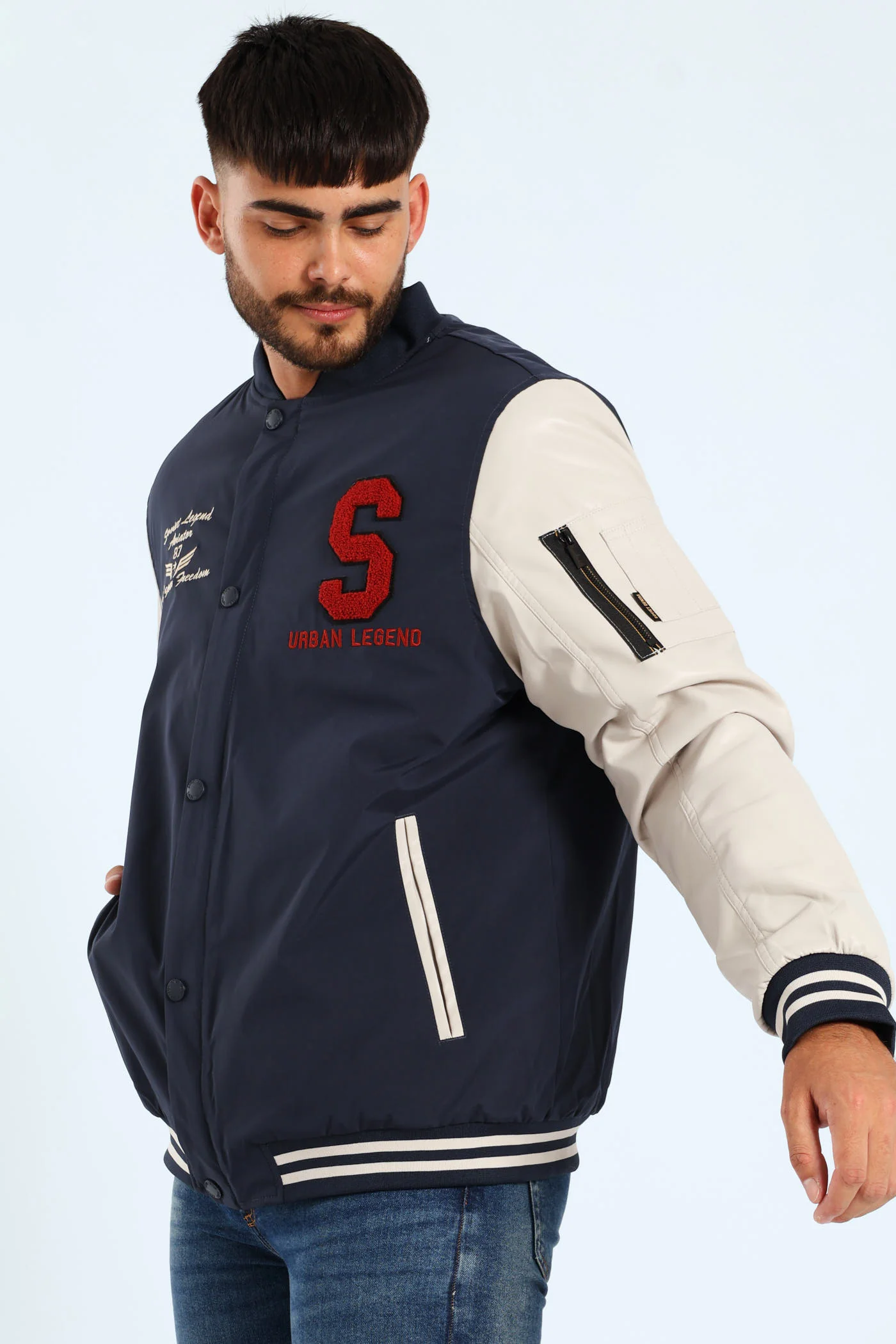 Chandler Jacket - Navy - Image 4