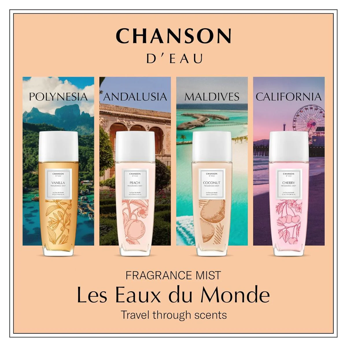 Chanson D'Eau Peach Body Mist - Image 6