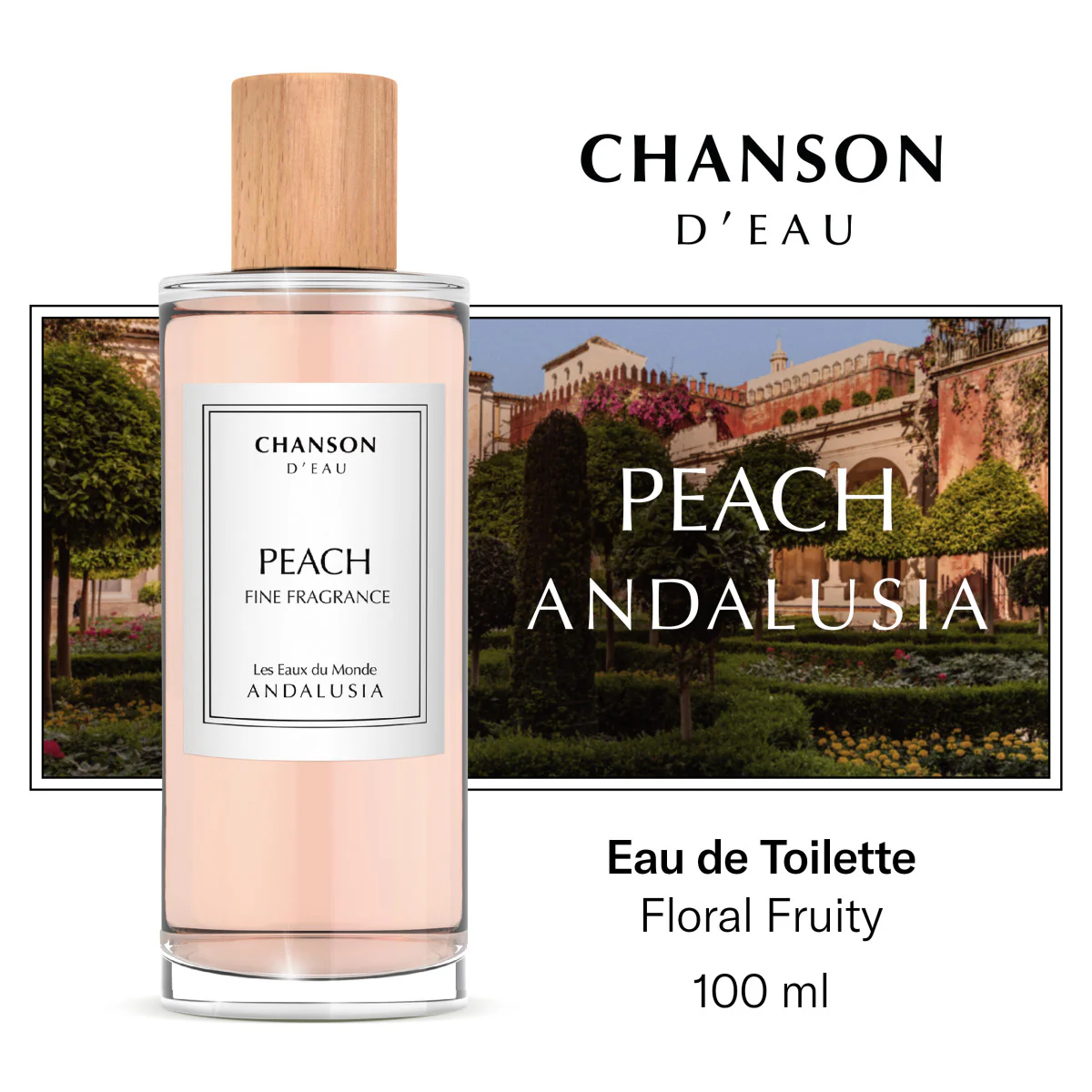 Les Eaux du Monde Peach Eau de Toilette for Women - Image 5