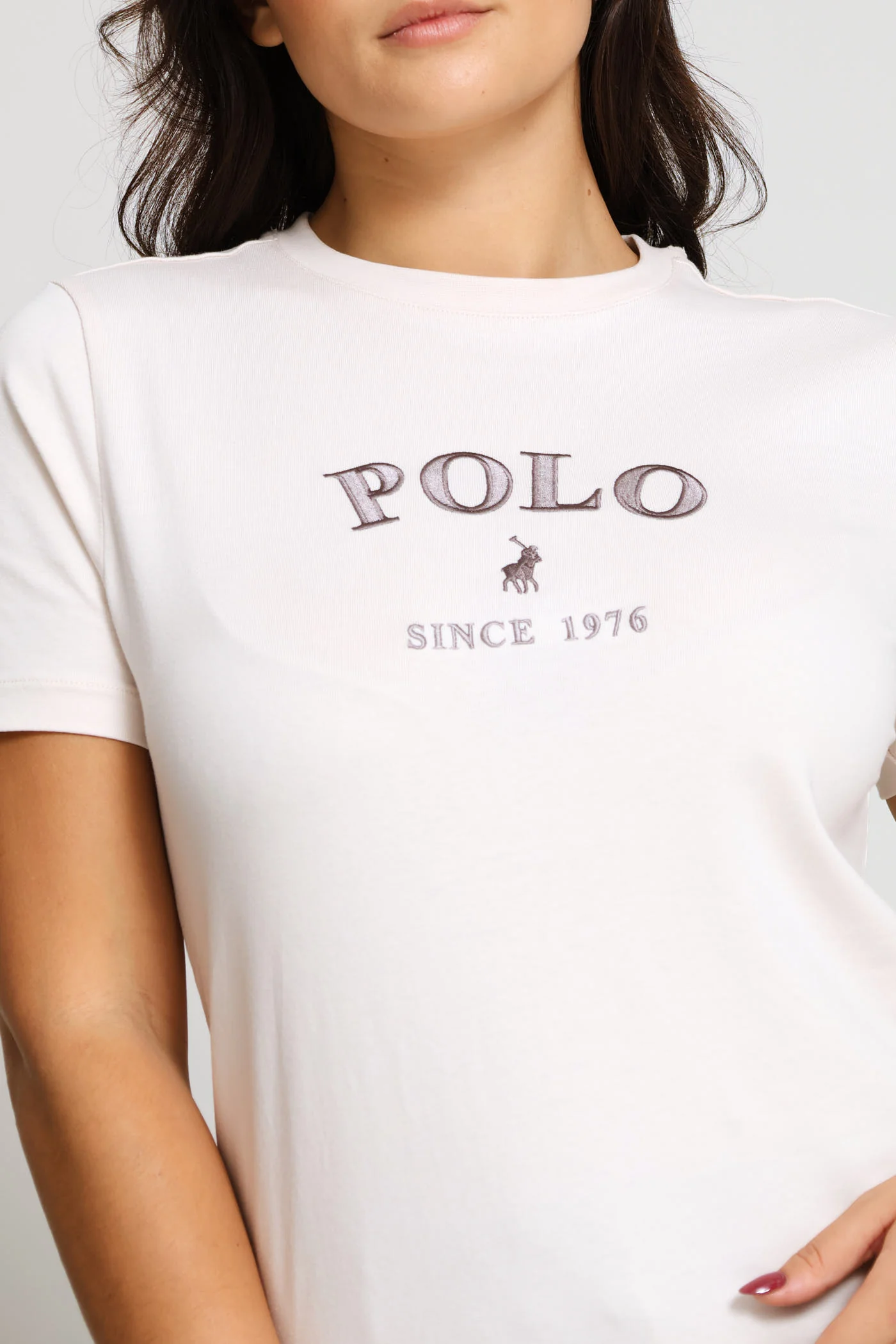 Charlie Embroidered T-Shirt - Marshmallow - Image 2