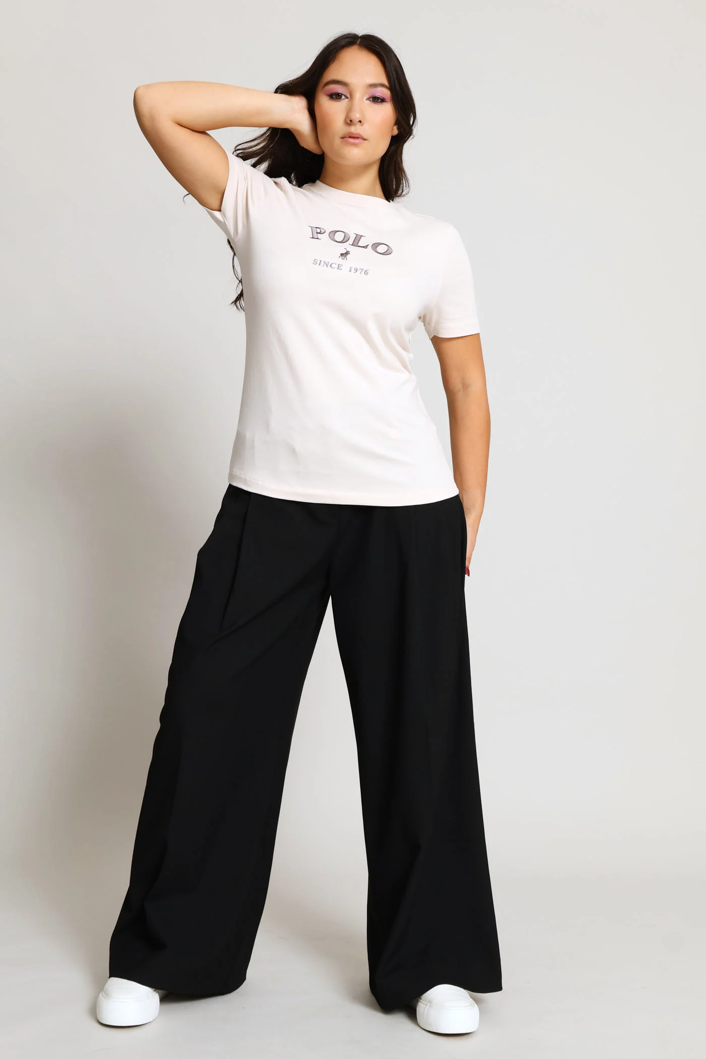 Charlie Embroidered T-Shirt - Marshmallow - Image 3