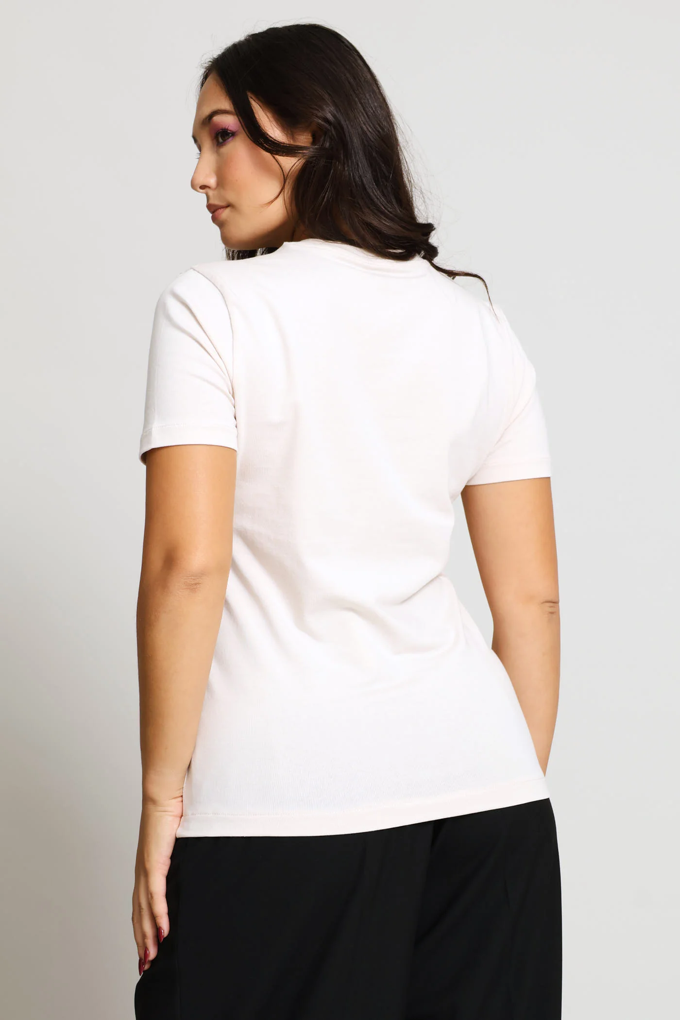 Charlie Embroidered T-Shirt - Marshmallow - Image 4