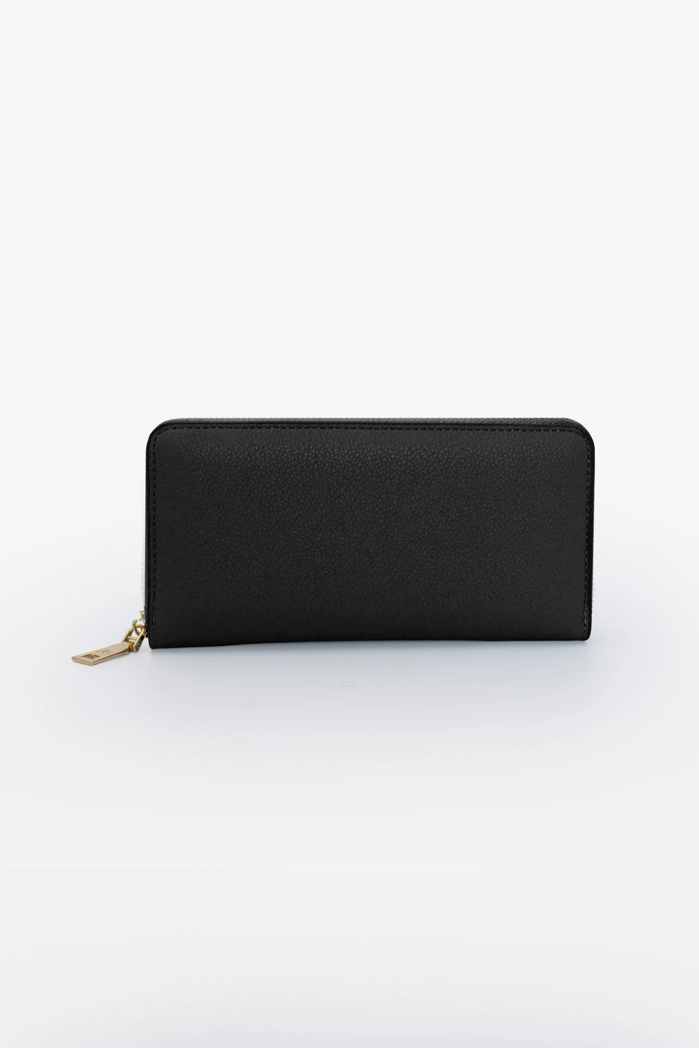 Charlotte Light Text Zip Around Purse - Black - Image 2
