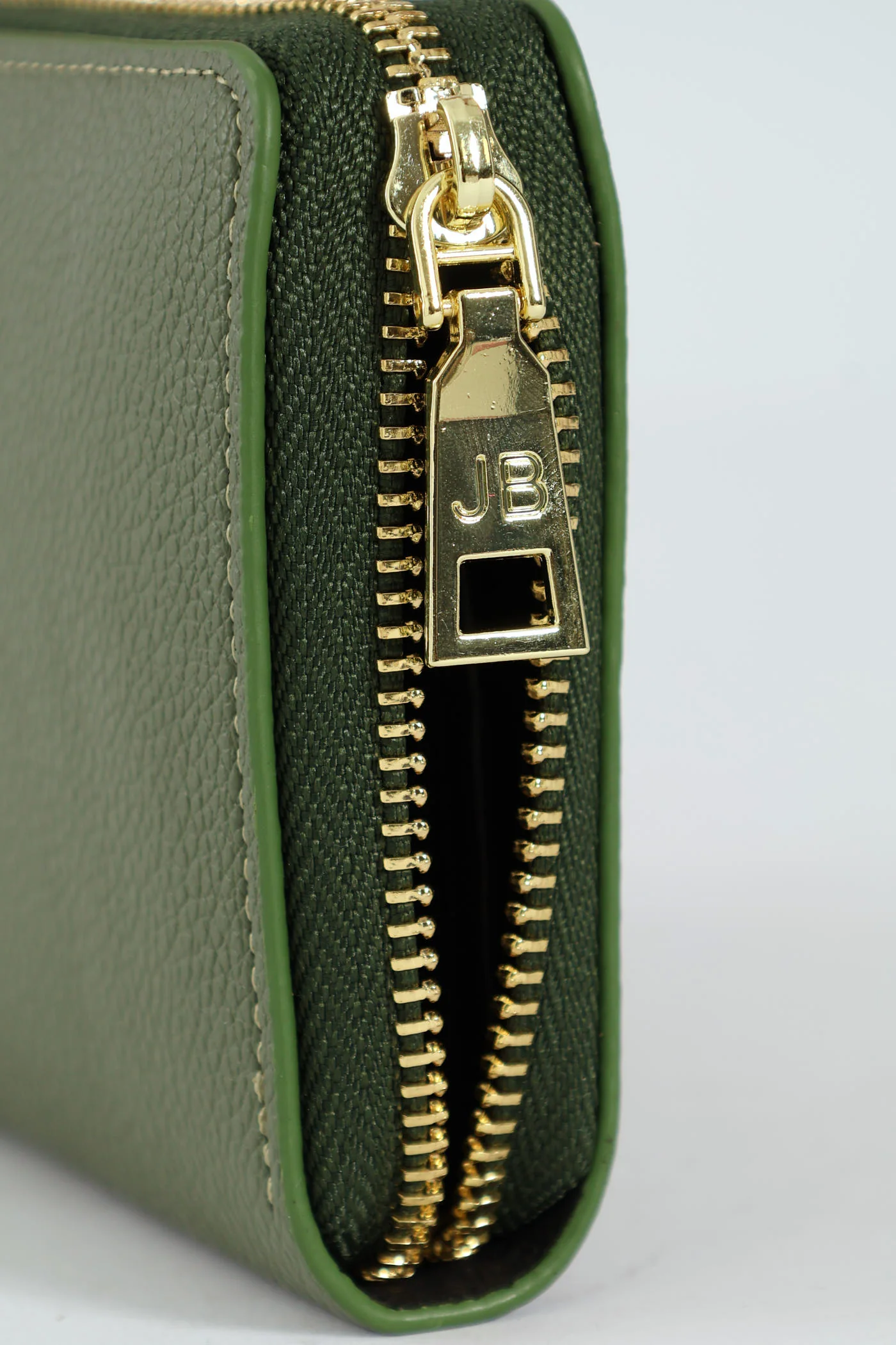 Charlotte Light Text Zip Around Purse - Light Green - Image 2