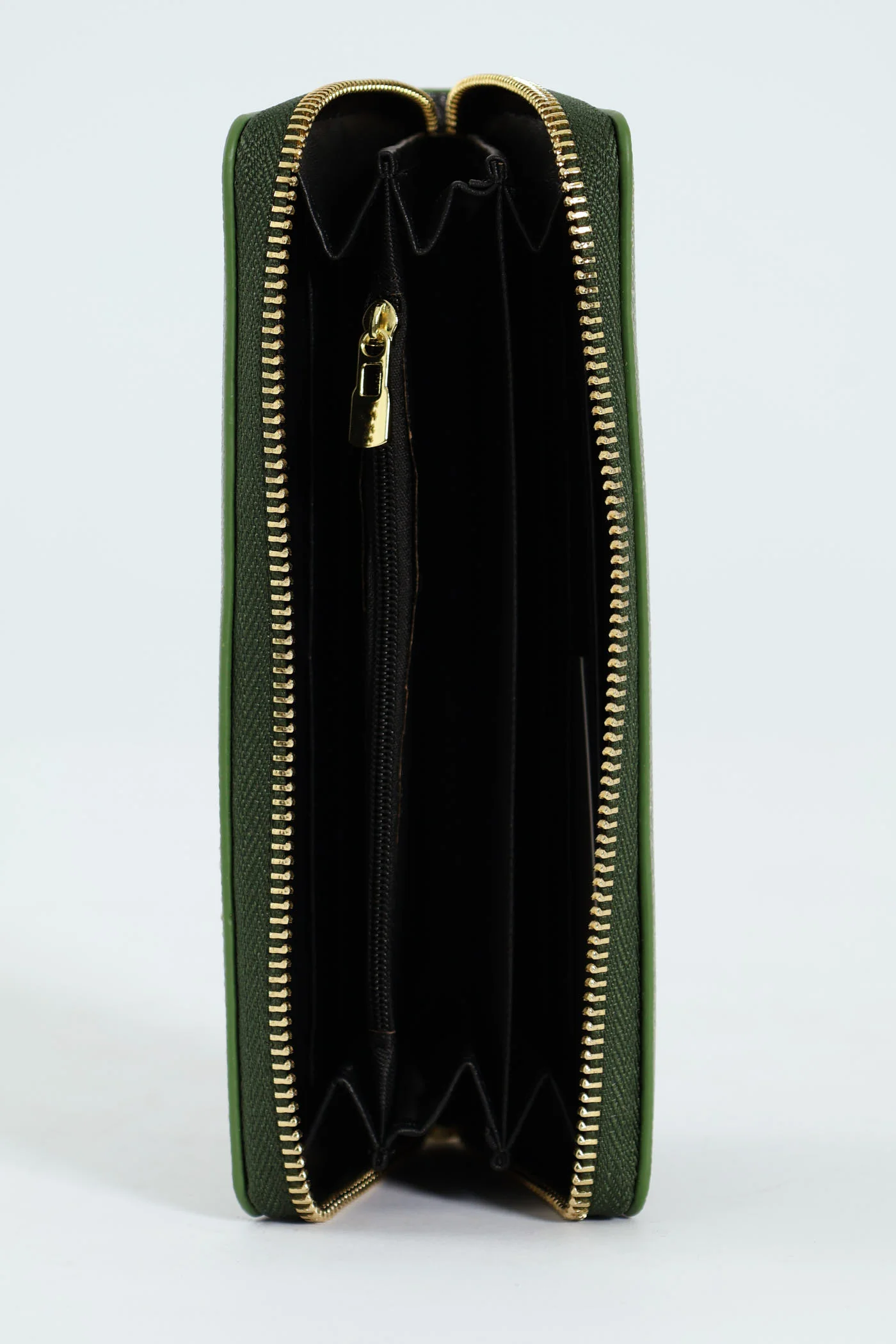 Charlotte Light Text Zip Around Purse - Light Green - Image 5