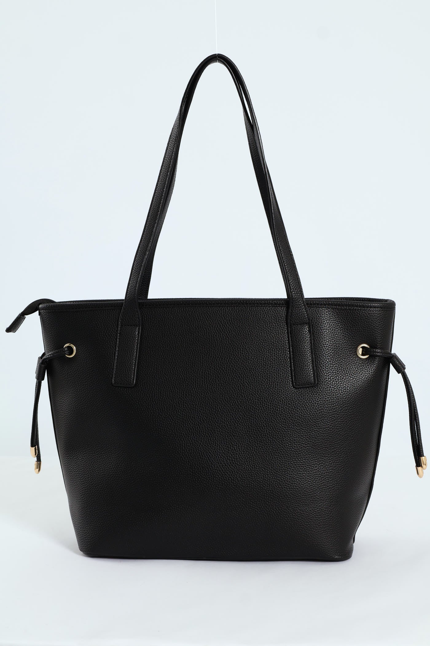 Charlotte Side Strap Tote Bag - Black - Image 2