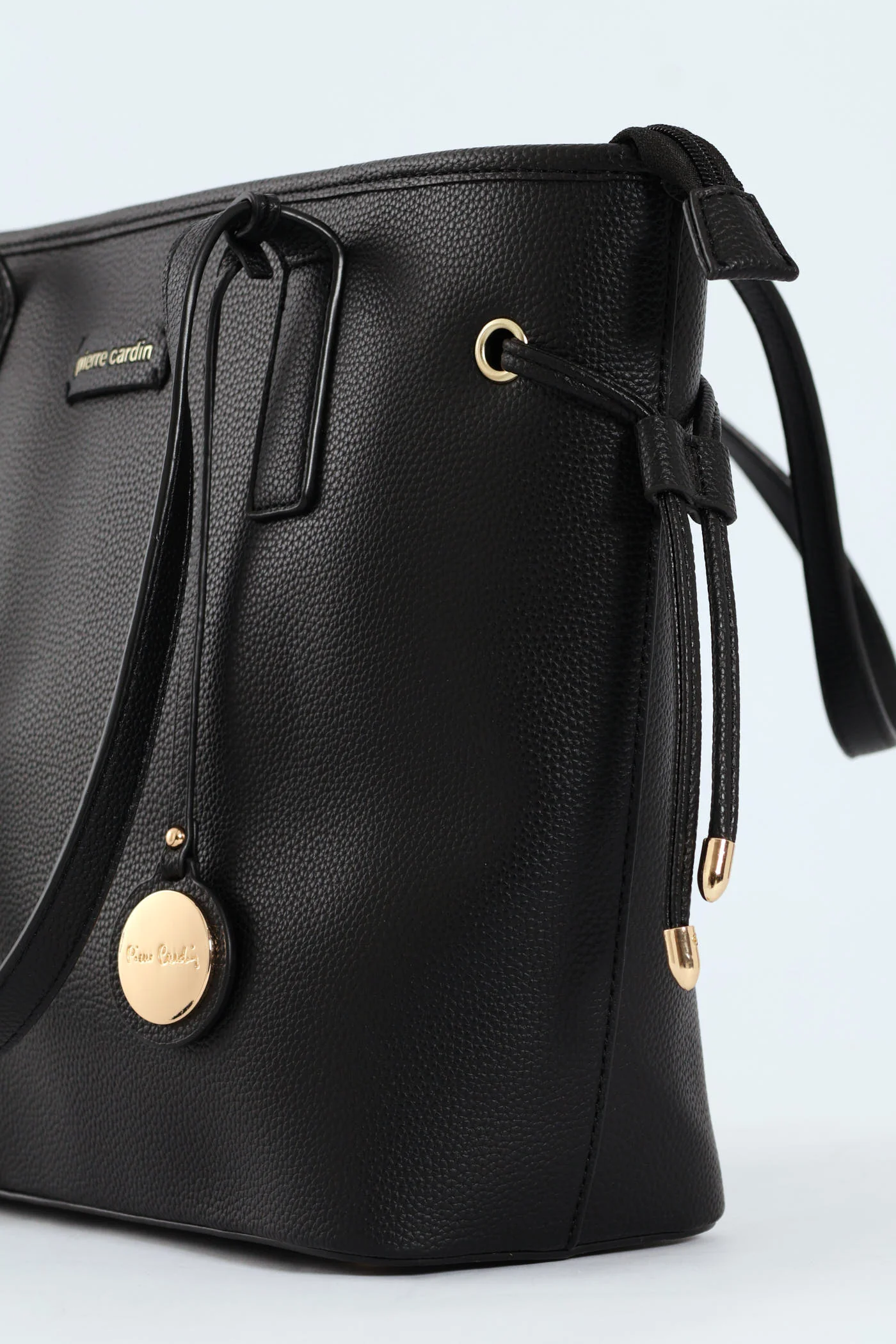 Charlotte Side Strap Tote Bag - Black - Image 4