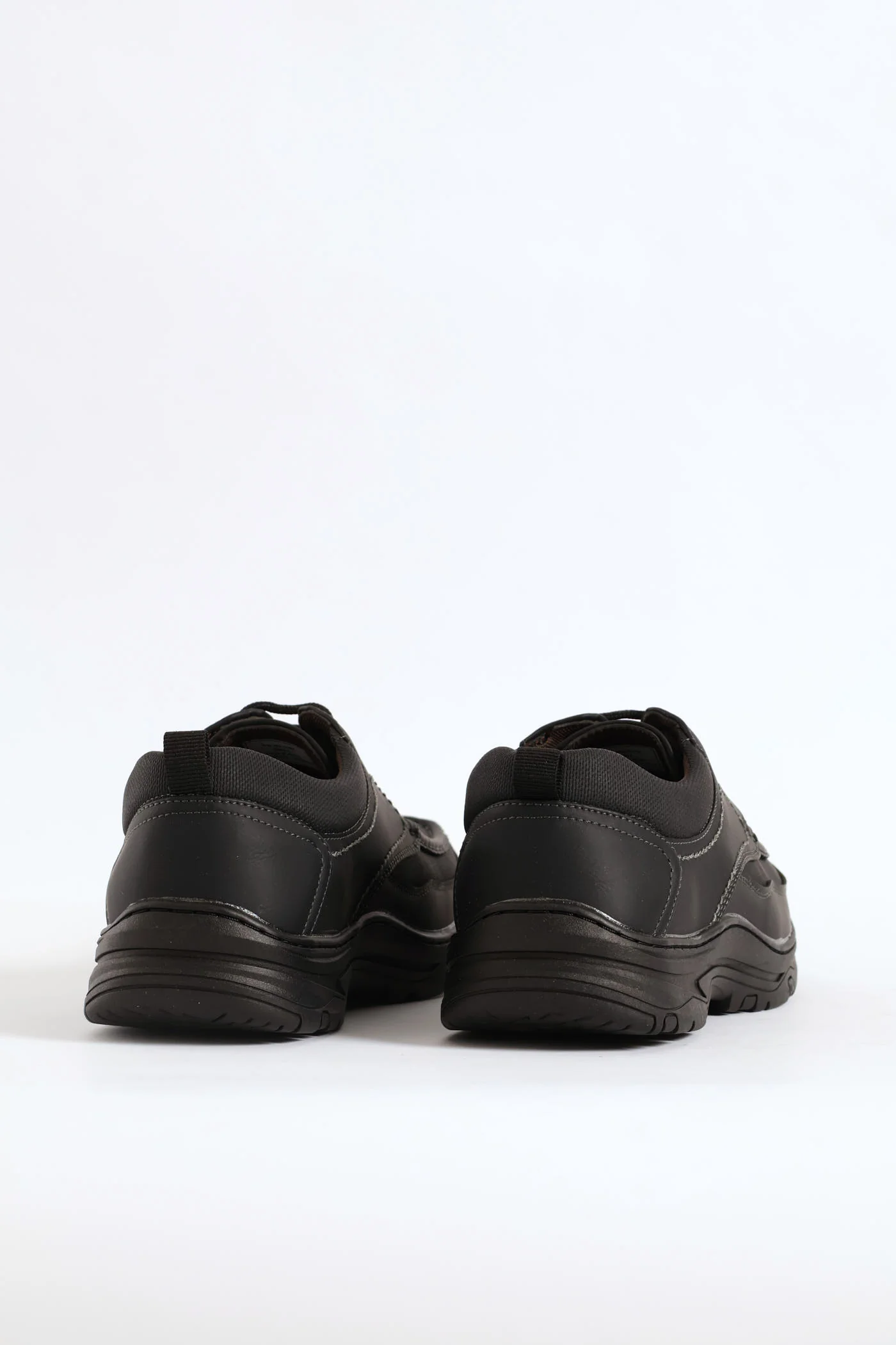 Chase Lace Up Worker Shoe - Black - Image 2