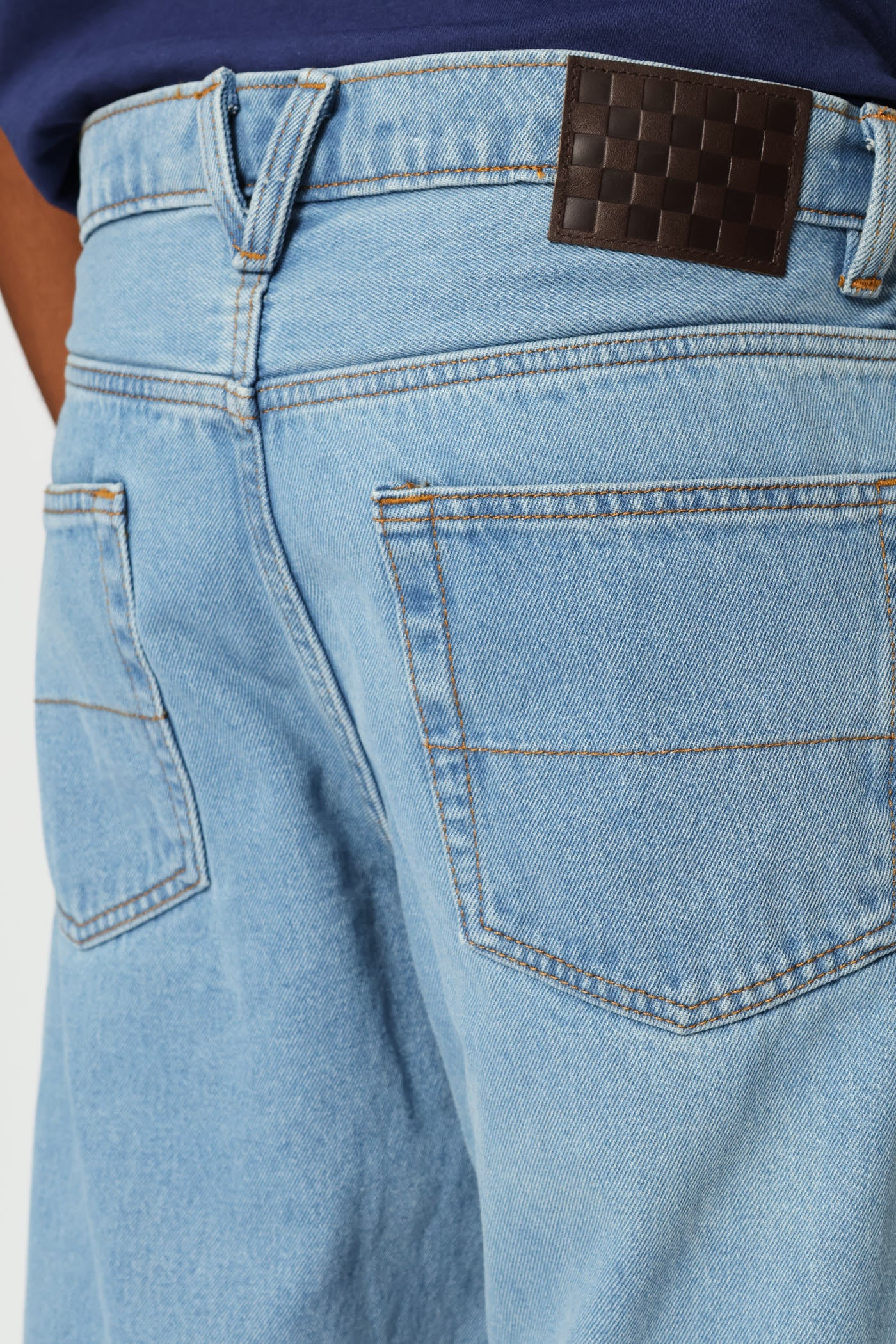 Check-5 Loose Denim Pant - Stonewash - Image 10