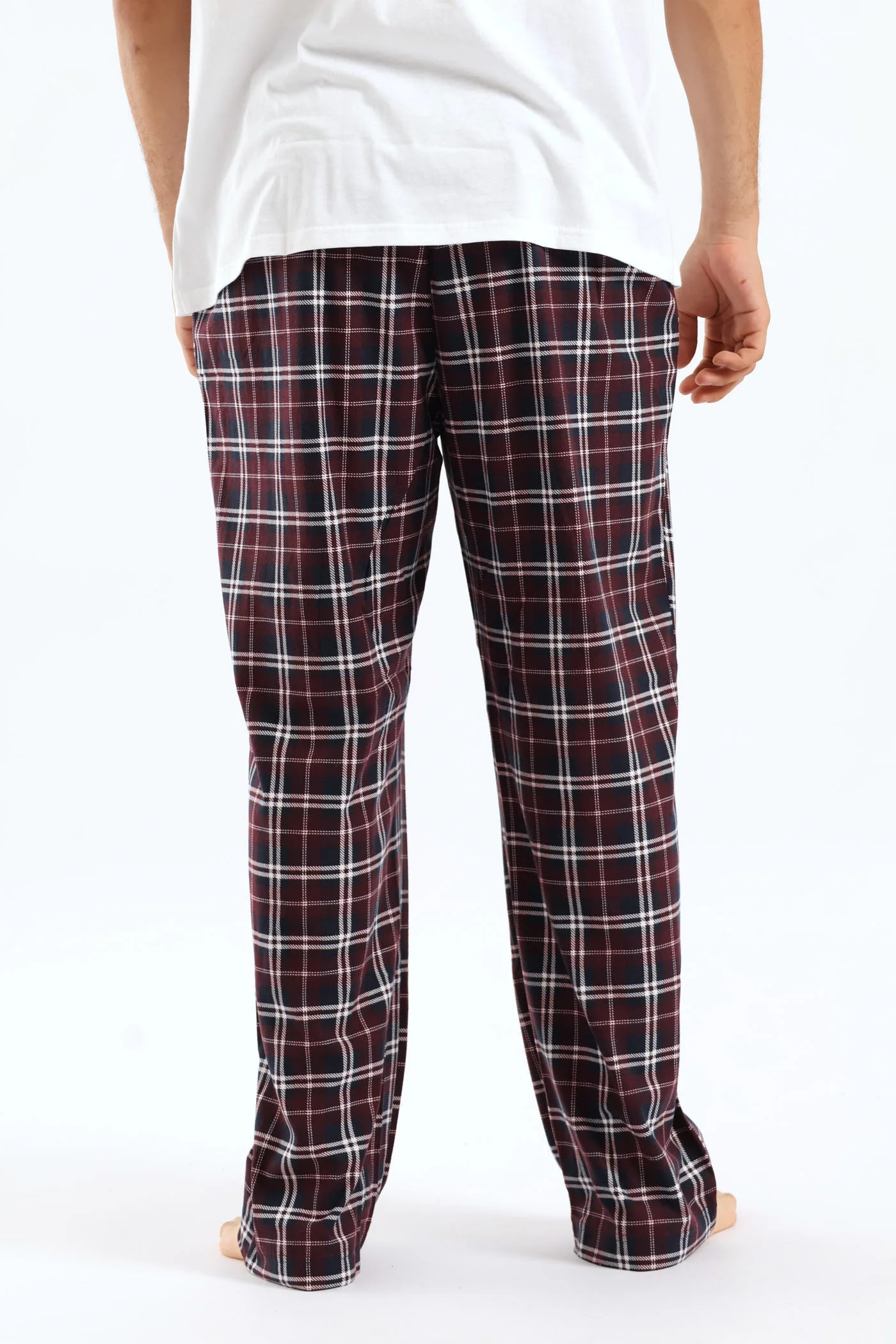 Check Butter Fleece Pant - Red - Image 5