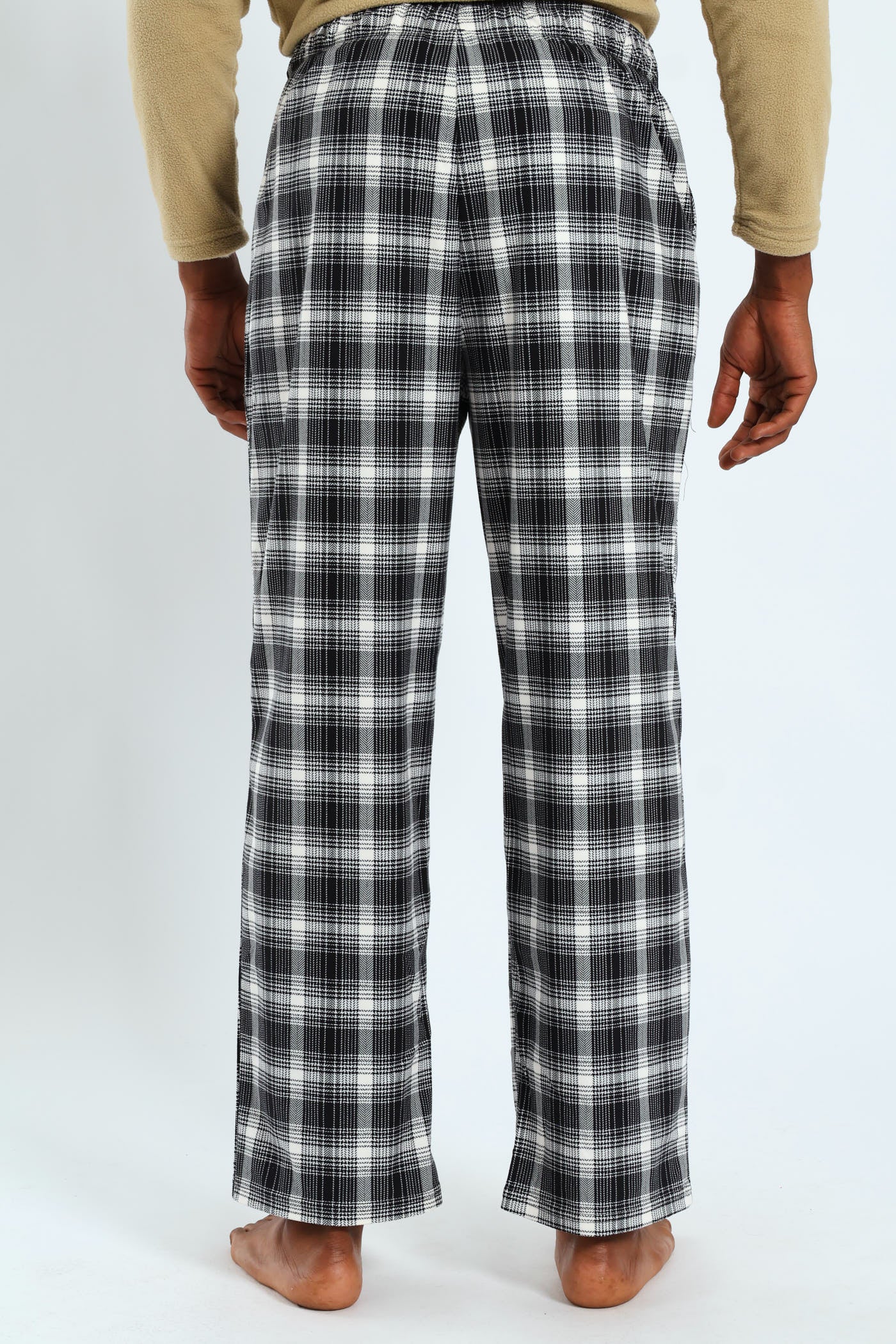Check Butterfleece Pants - Black - Image 3