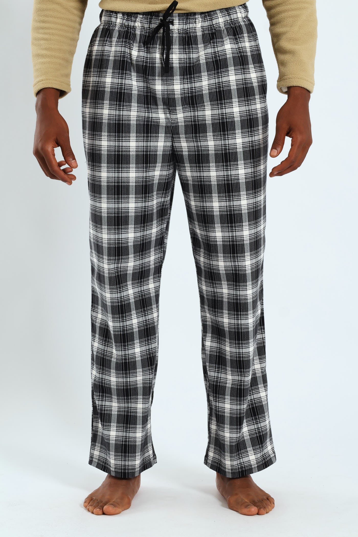 Check Butterfleece Pants - Black - Image 4