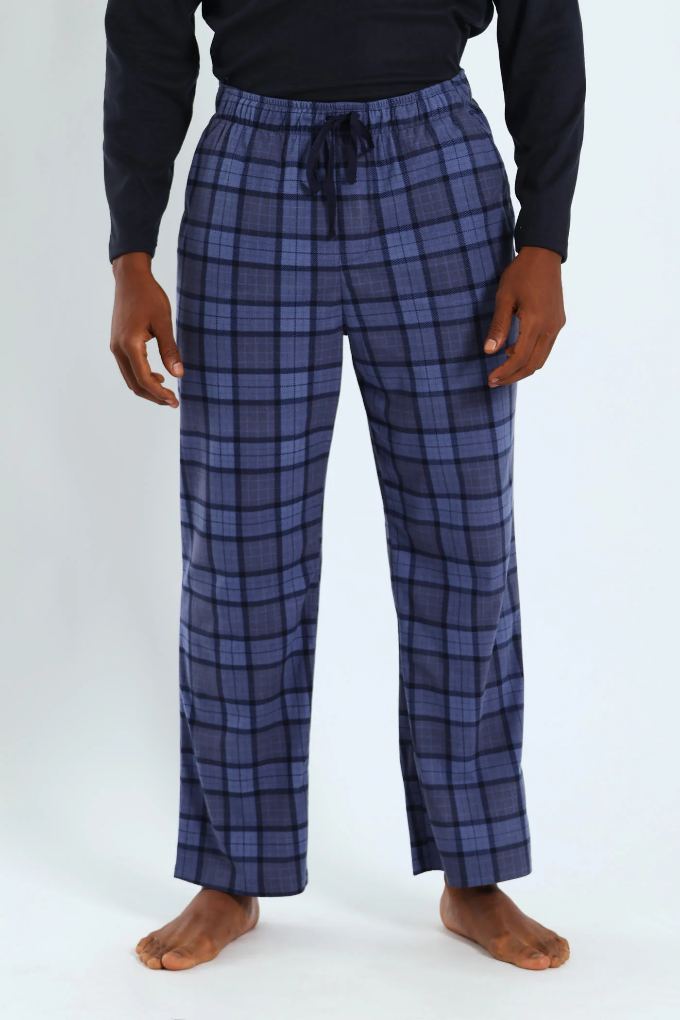 Check Butterfleece Pants - Blue - Image 4
