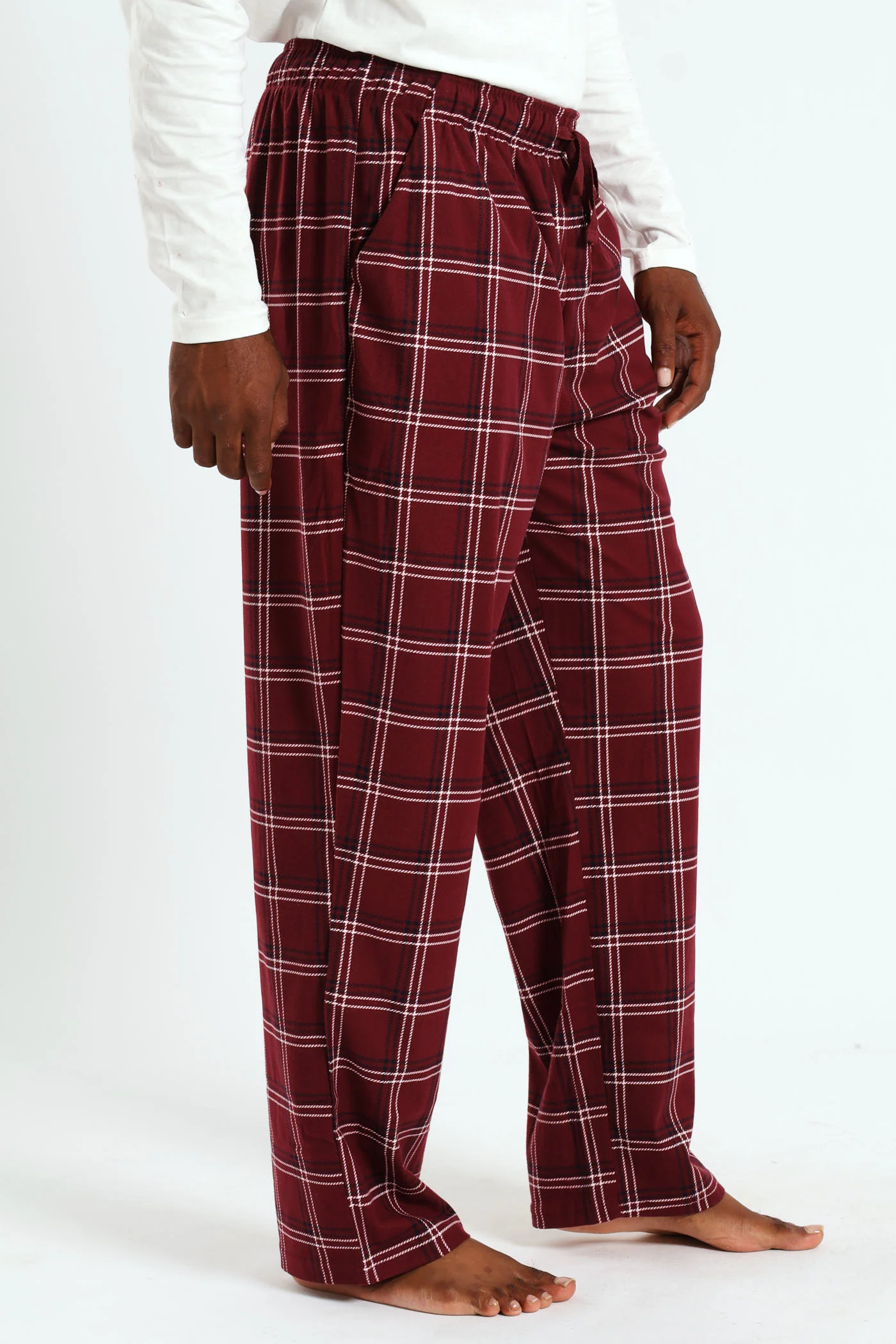 Check Butterfleece Pants - Red - Image 2