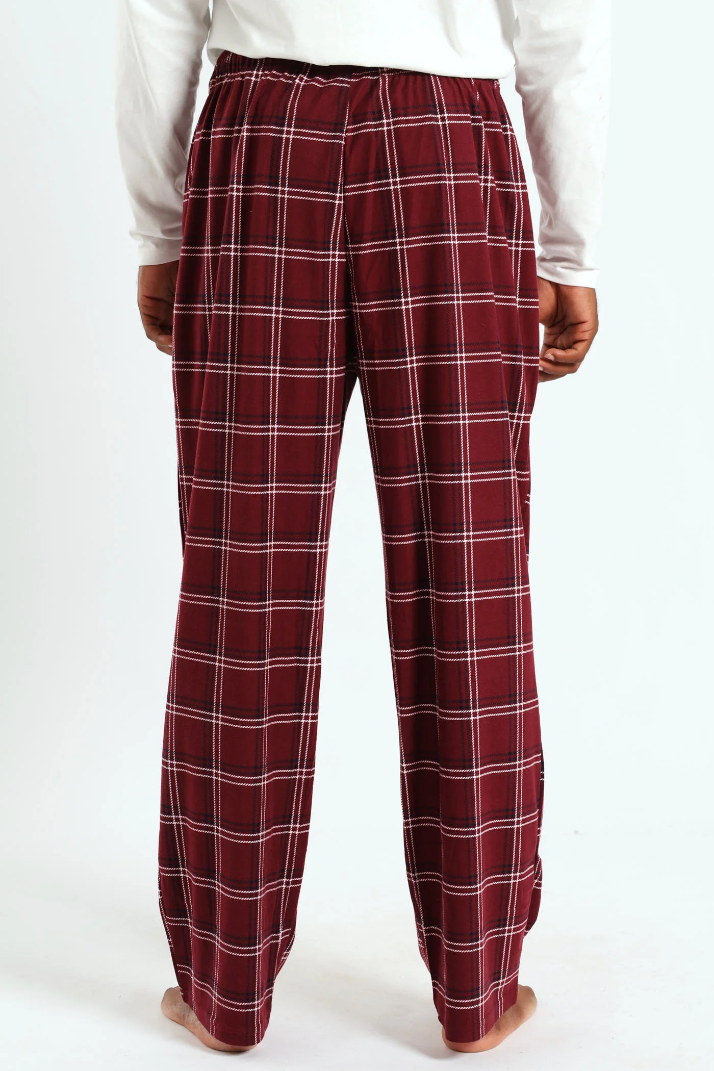 Check Butterfleece Pants - Red - Image 3