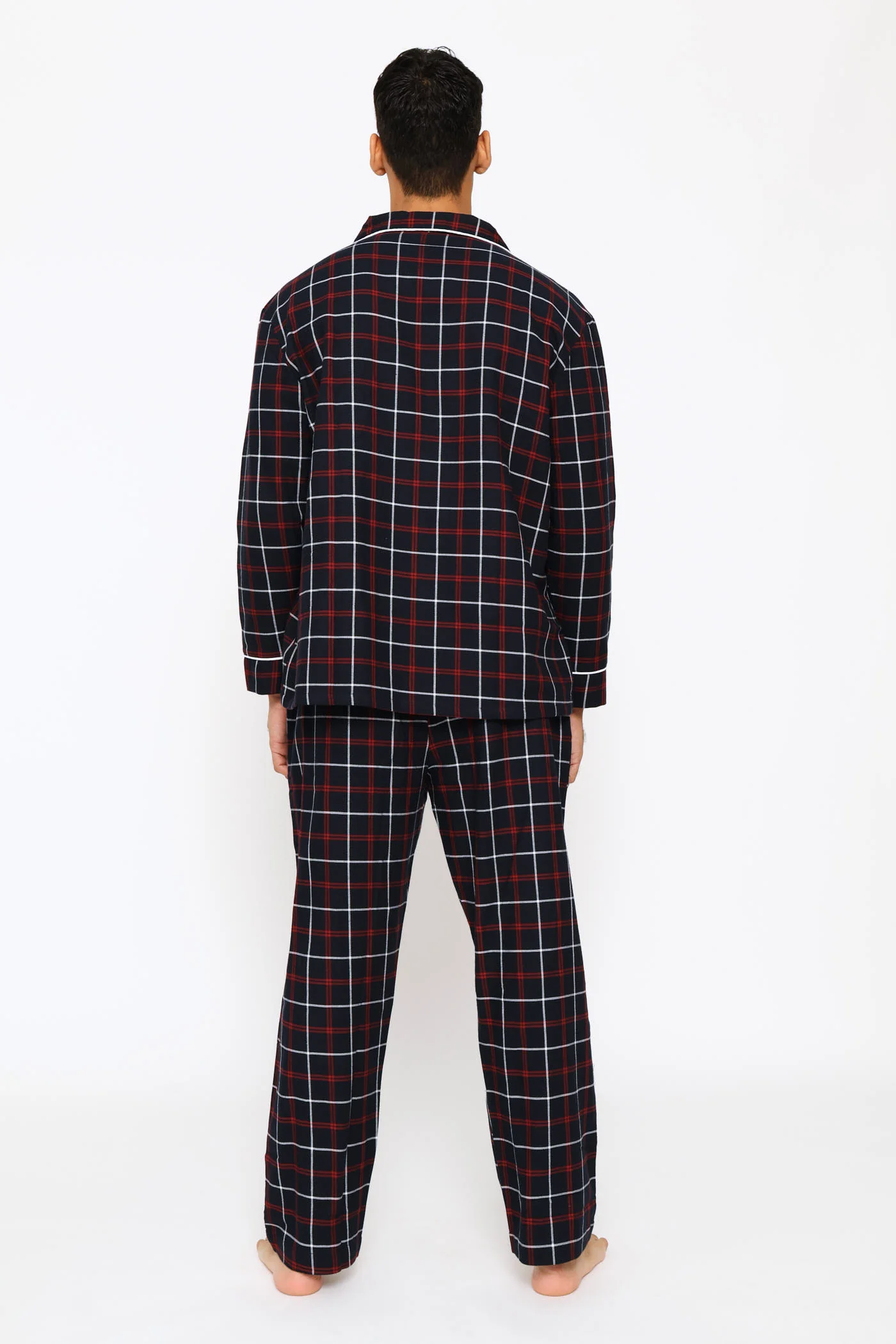 Check Flannel Pyjama Top - Multi - Image 5