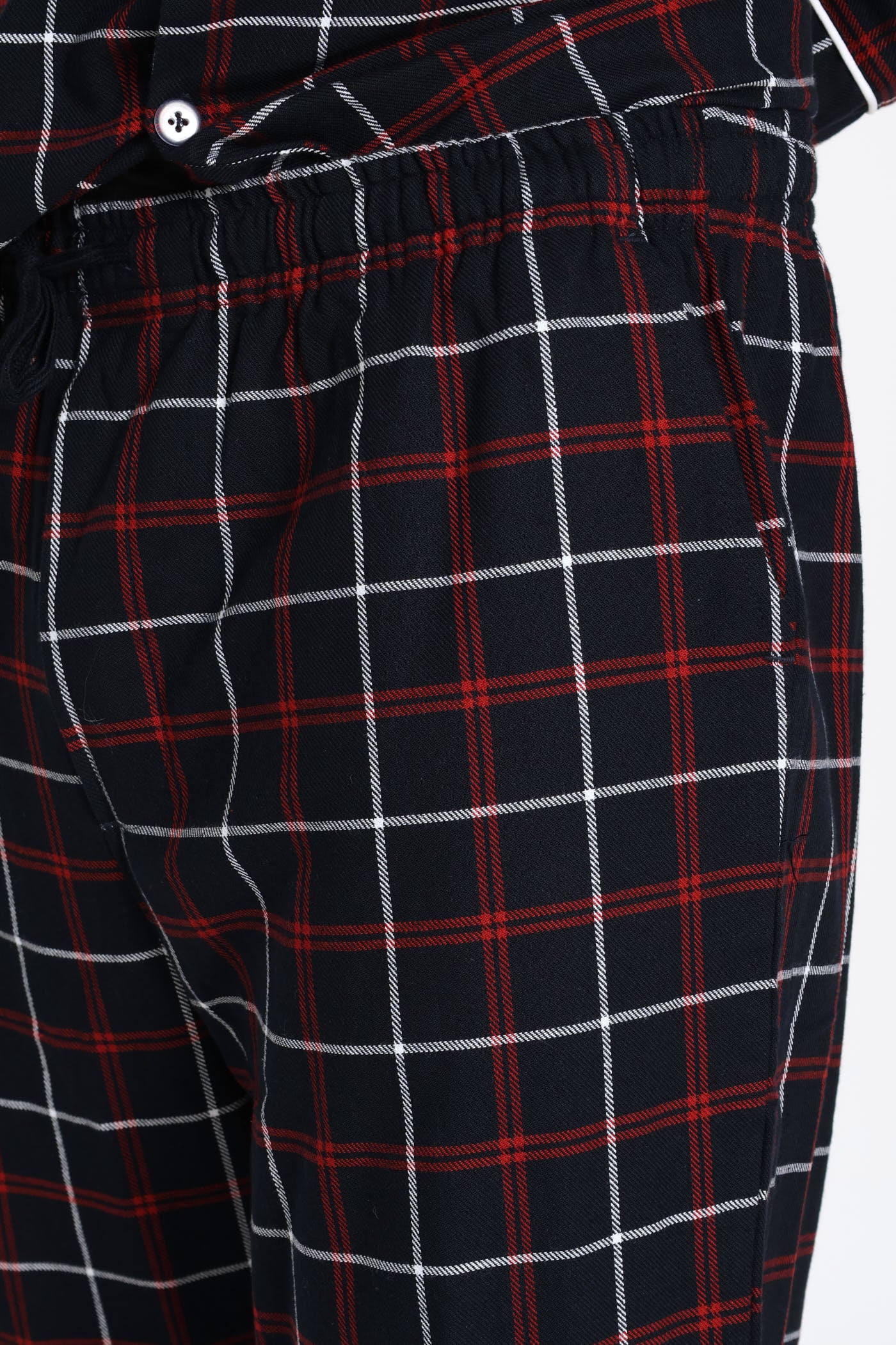 Check Flannel Pyjama Top - Multi - Image 6