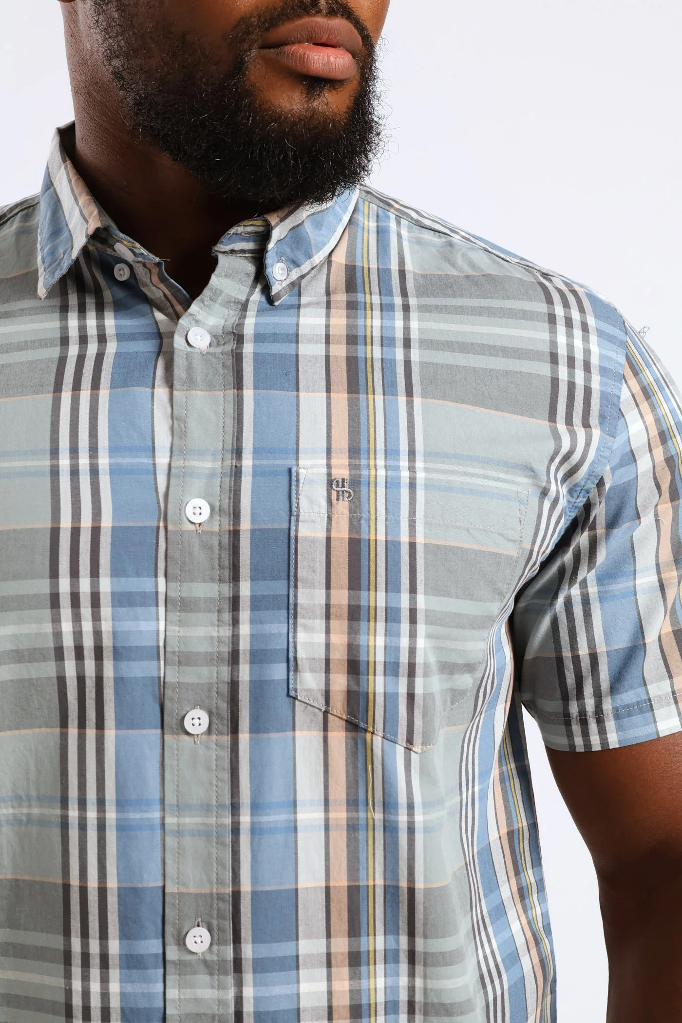 Check Regular Shirt - Light Green - Image 2