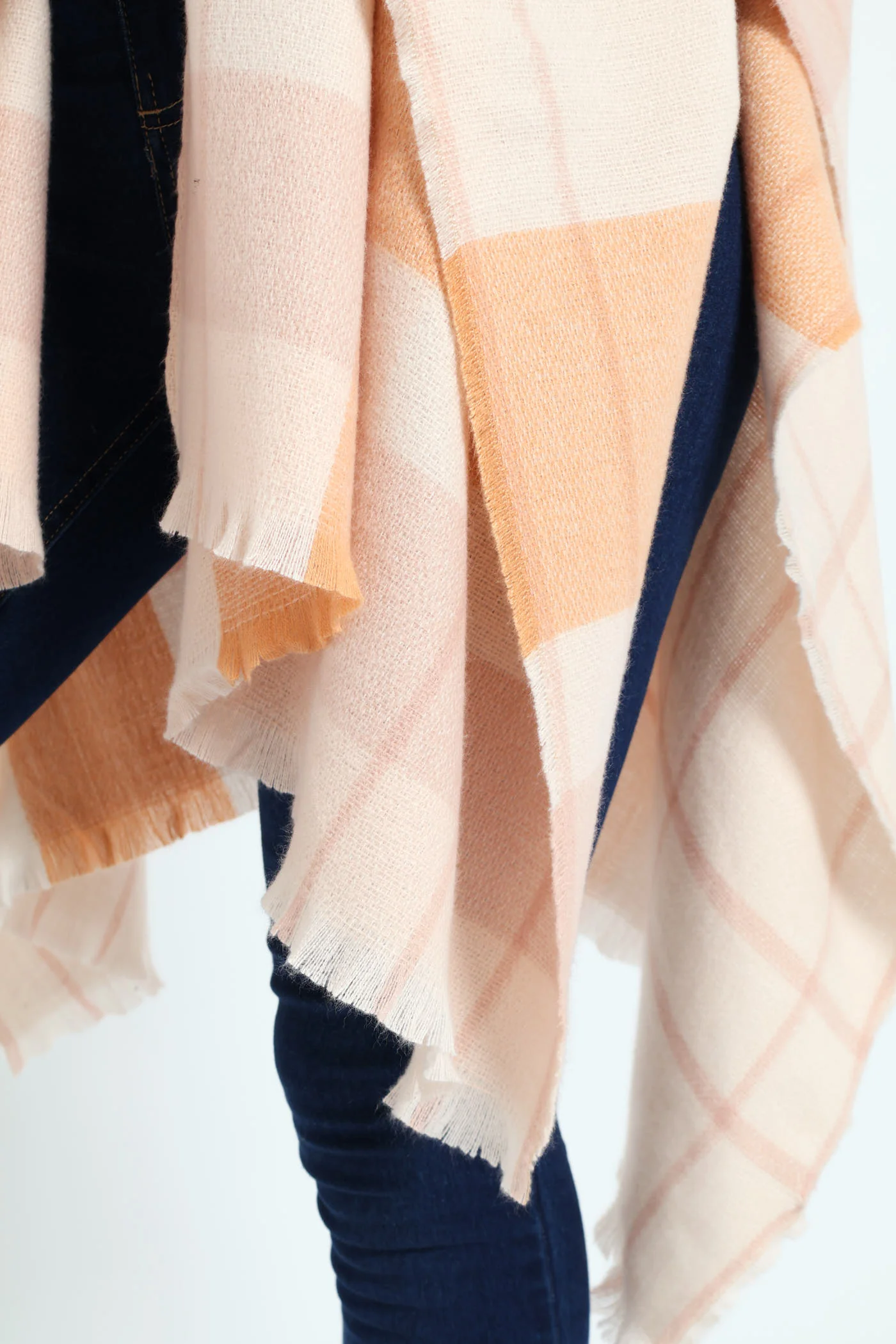 Check Shawl - Pink - Image 6