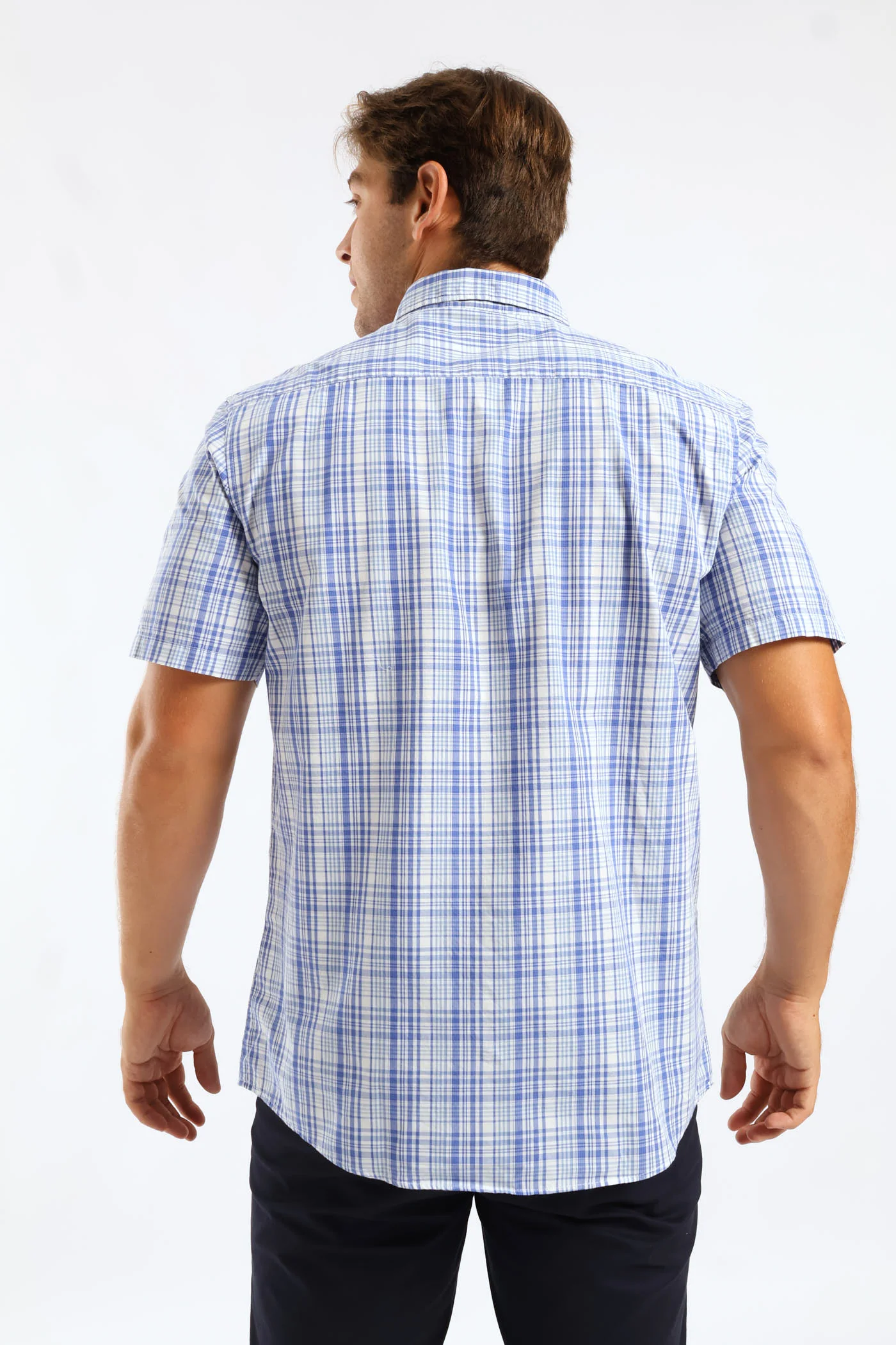 Check Shirt - Blue/White - Image 4