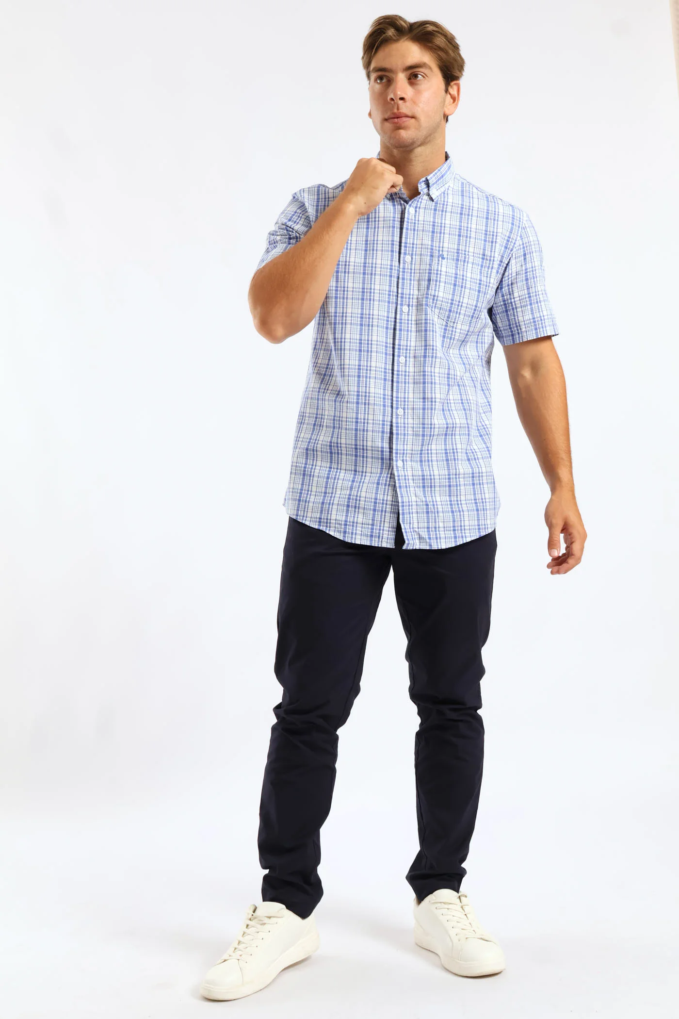 Check Shirt - Blue/White - Image 5