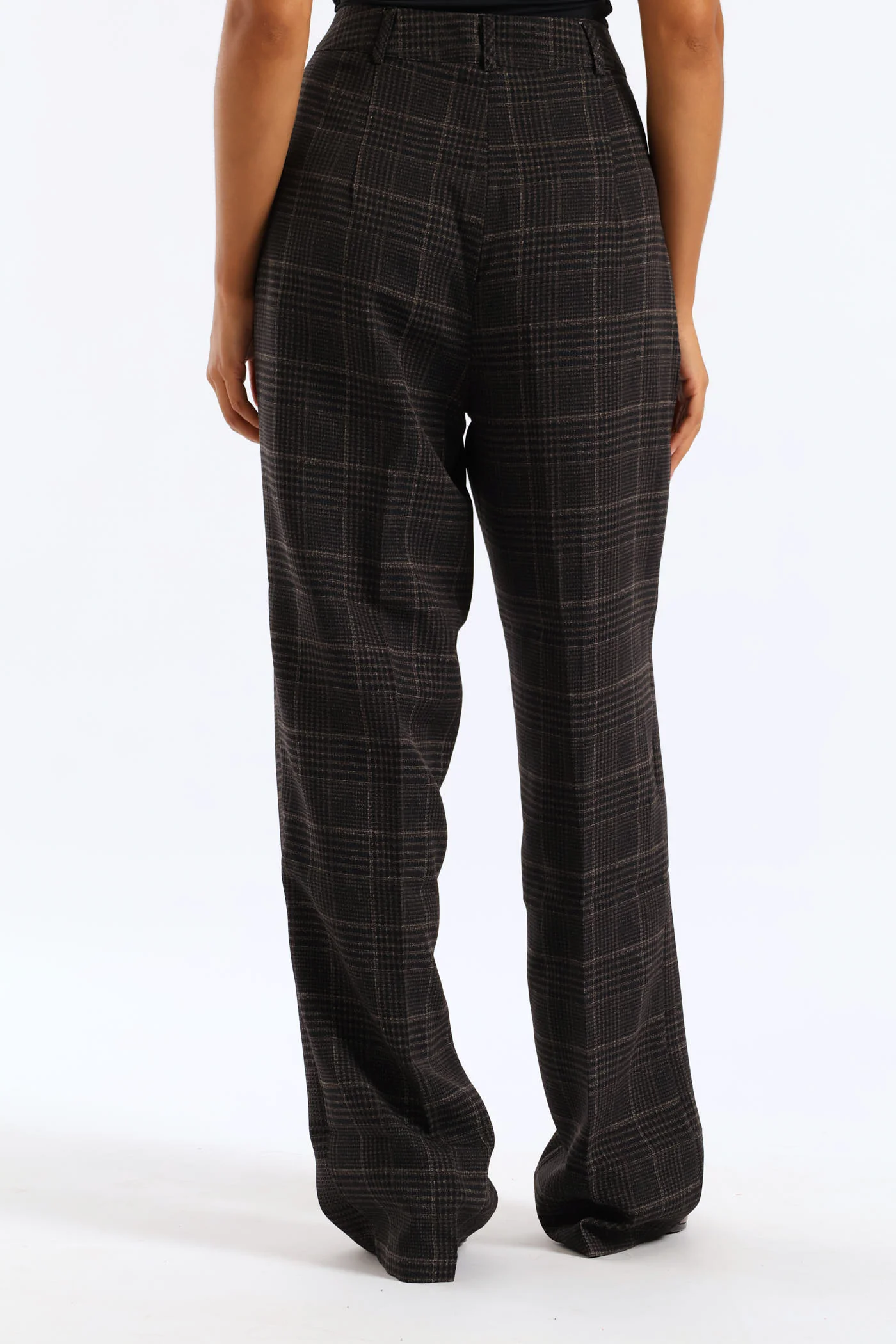 Check Smart Pant - Black - Image 8