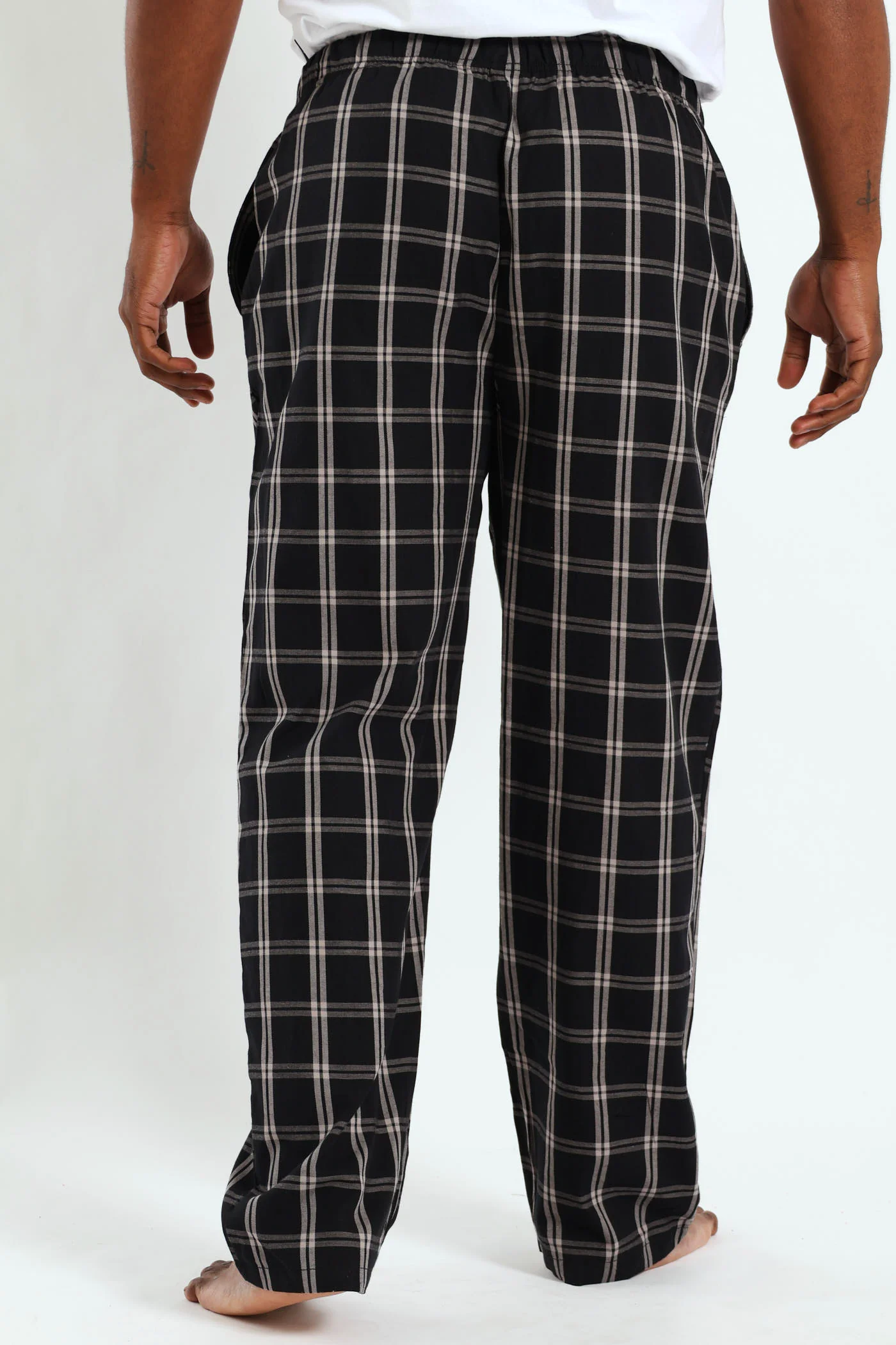Check Woven Pant - Grey - Image 3