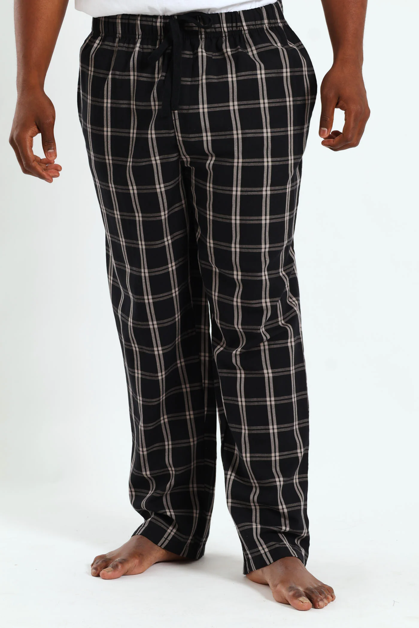 Check Woven Pant - Grey - Image 4