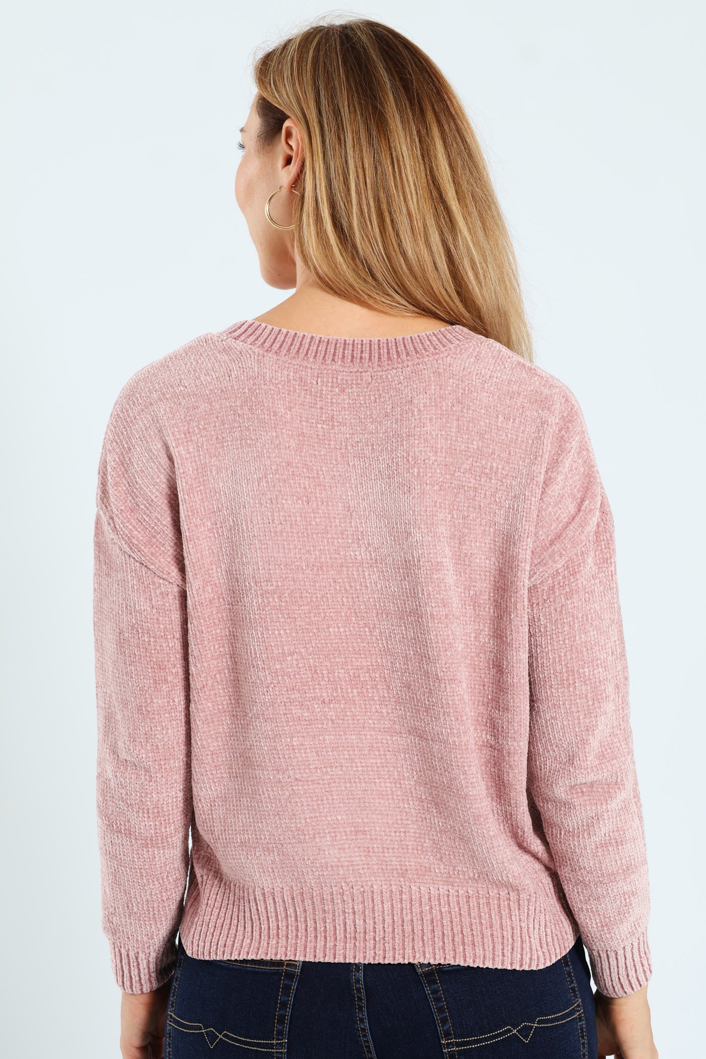 Chenille Pullover - Blush - Image 3