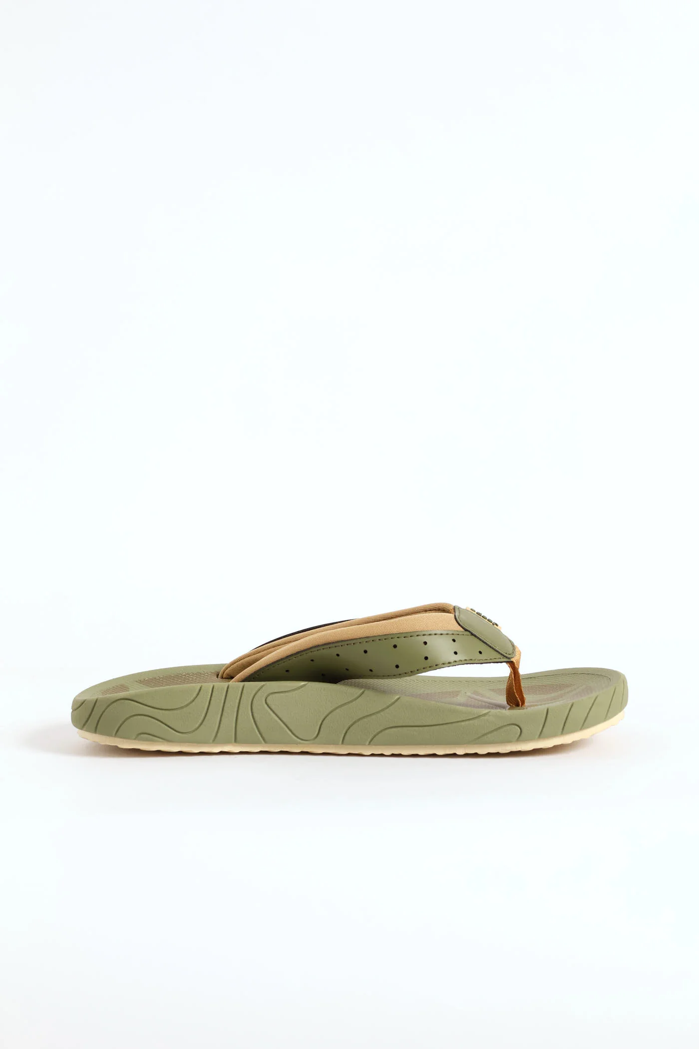 Cherokee Thong Sandal - Olive - Image 3