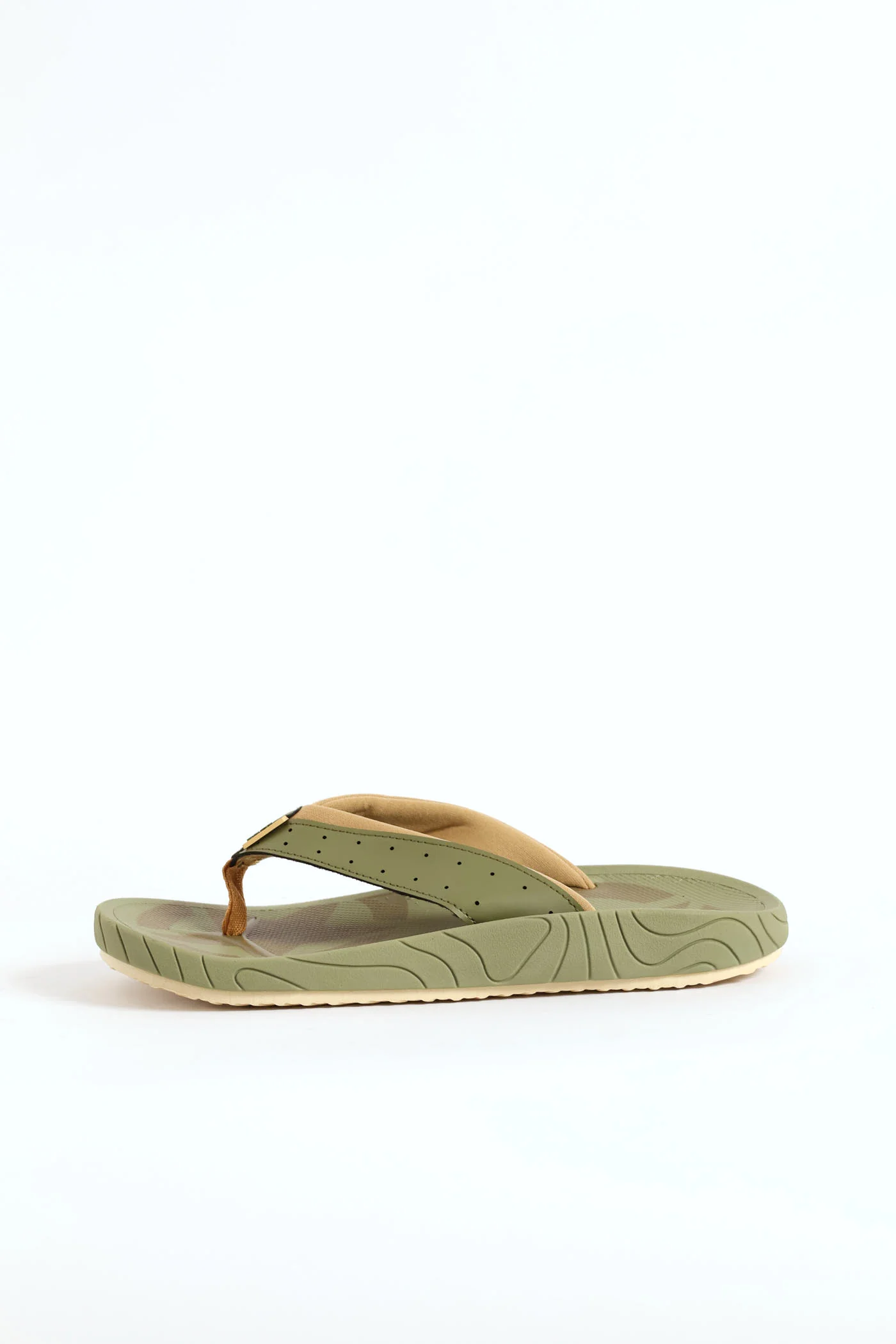 Cherokee Thong Sandal - Olive - Image 4