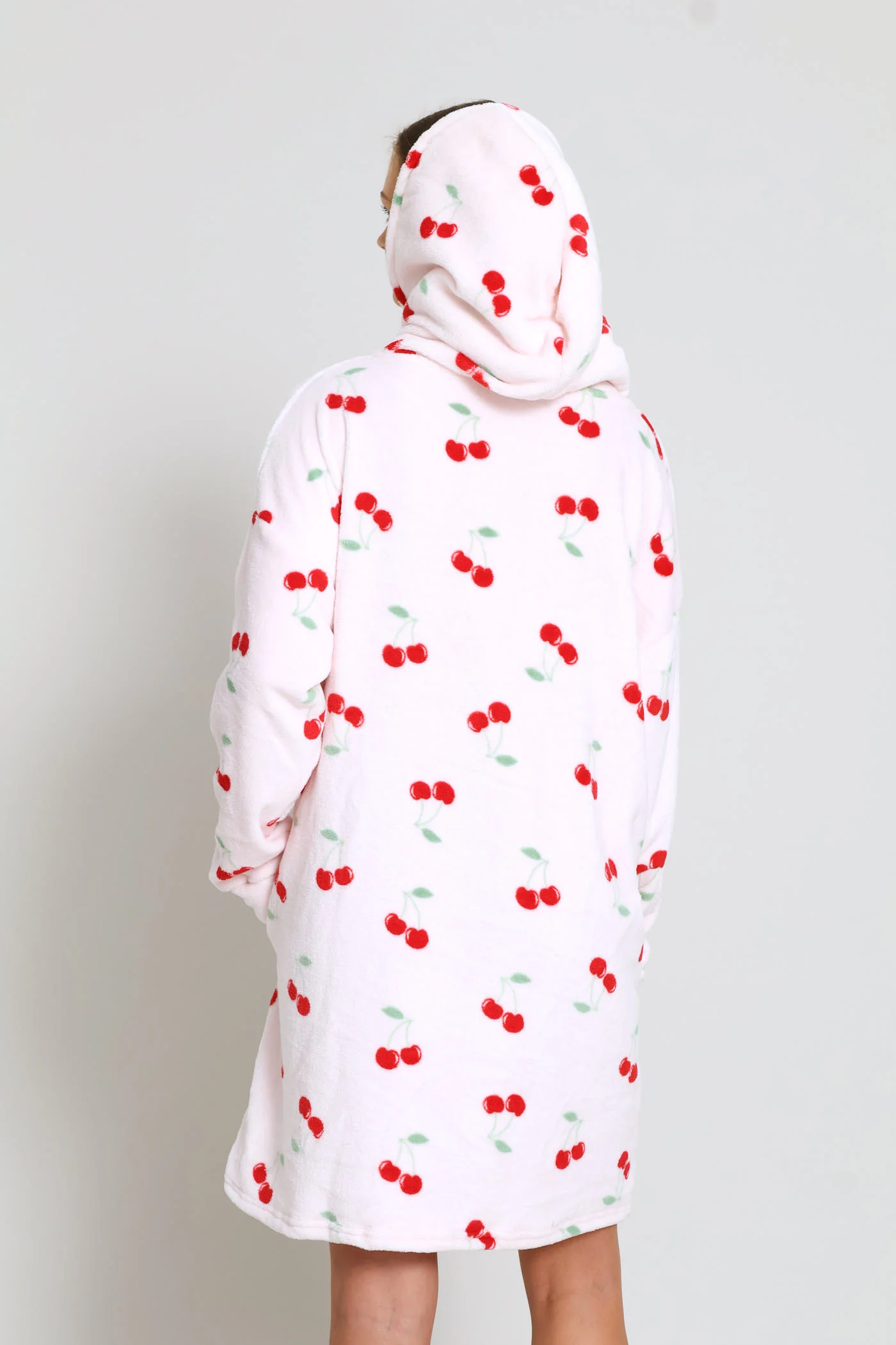 Cherries Oversized Snuggie - Pink - Image 2