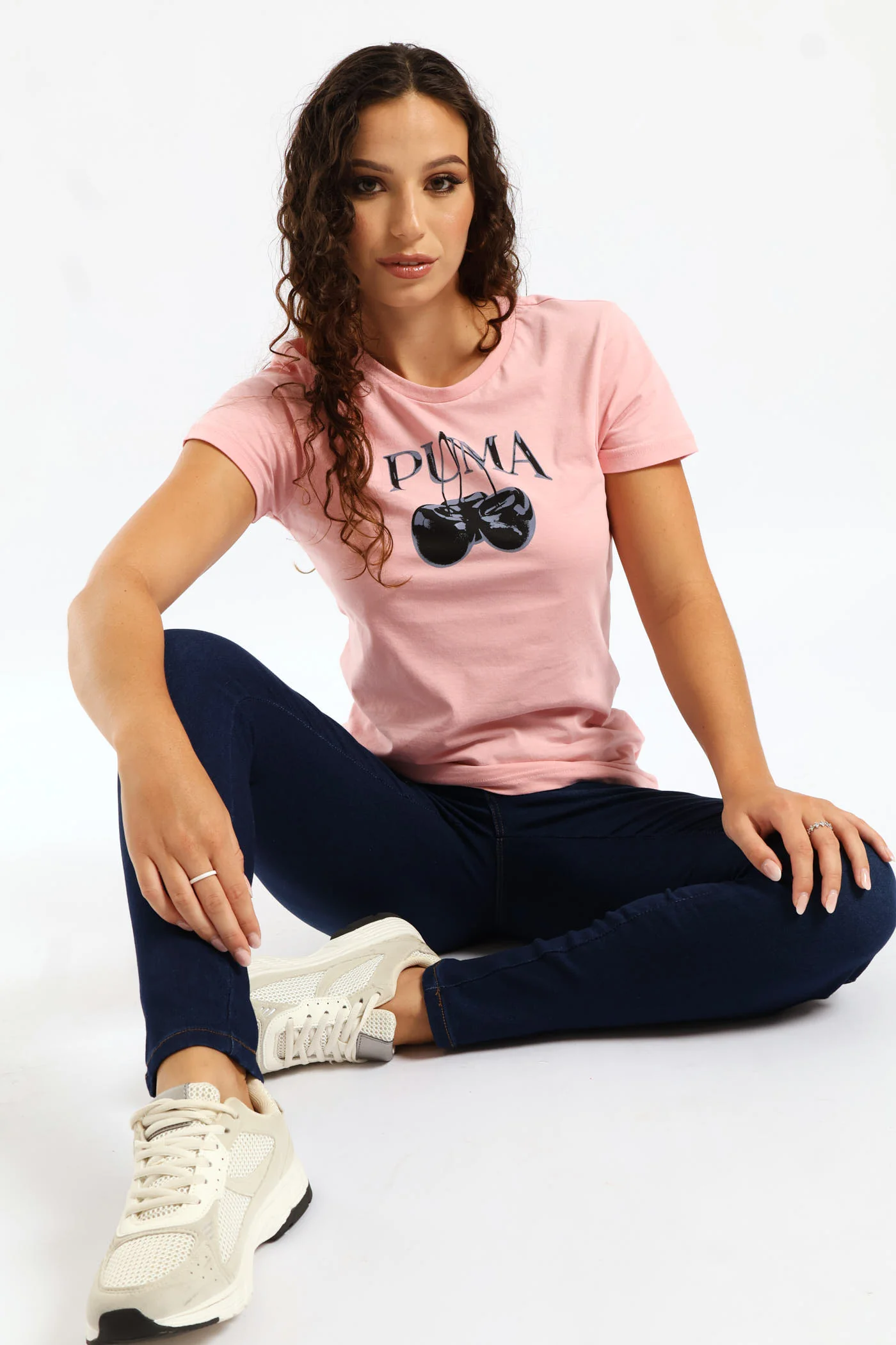 Cherry Graphic Tee - Rose - Image 3