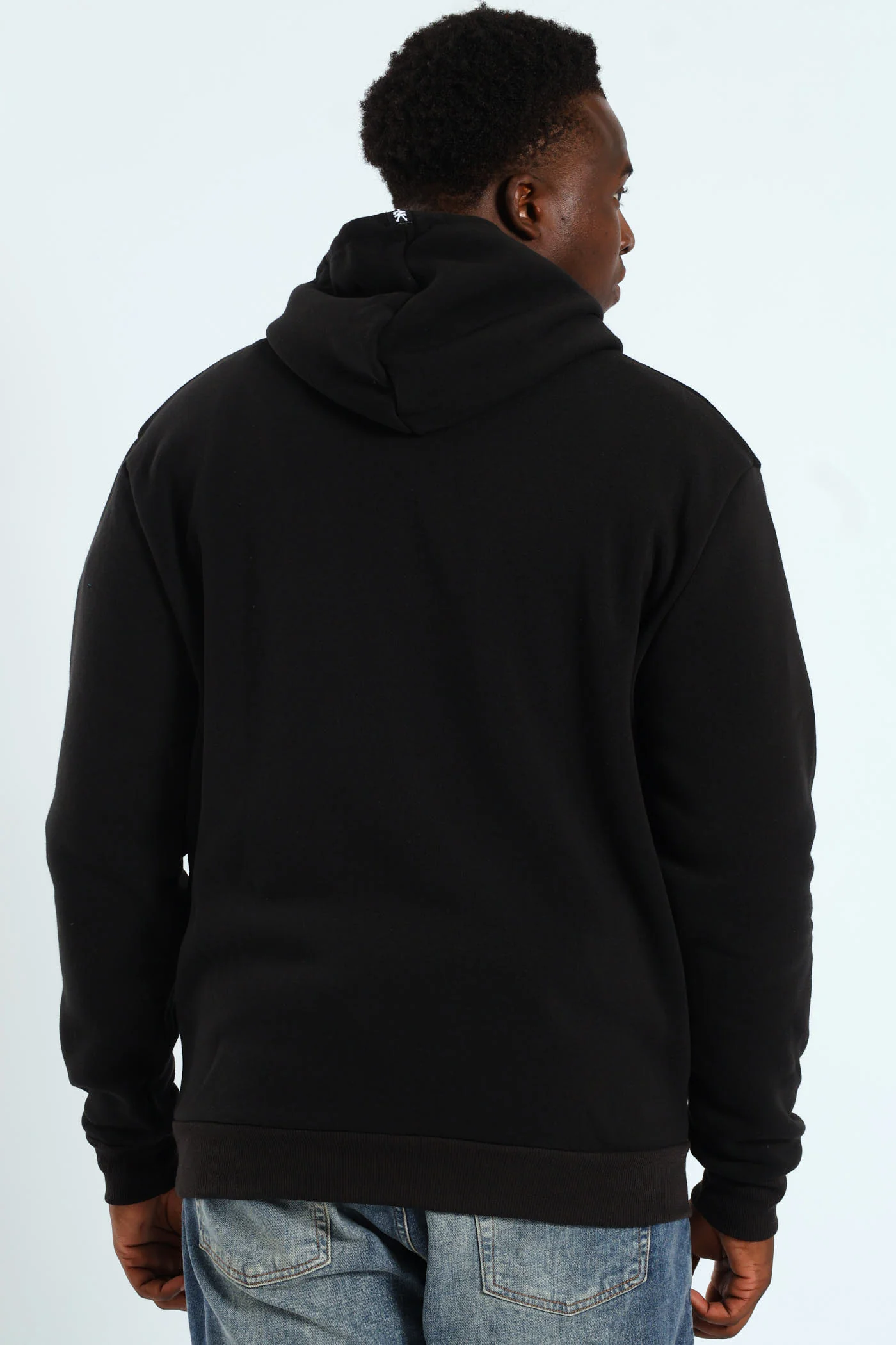 Chest Logo Hoody - Black - Image 3