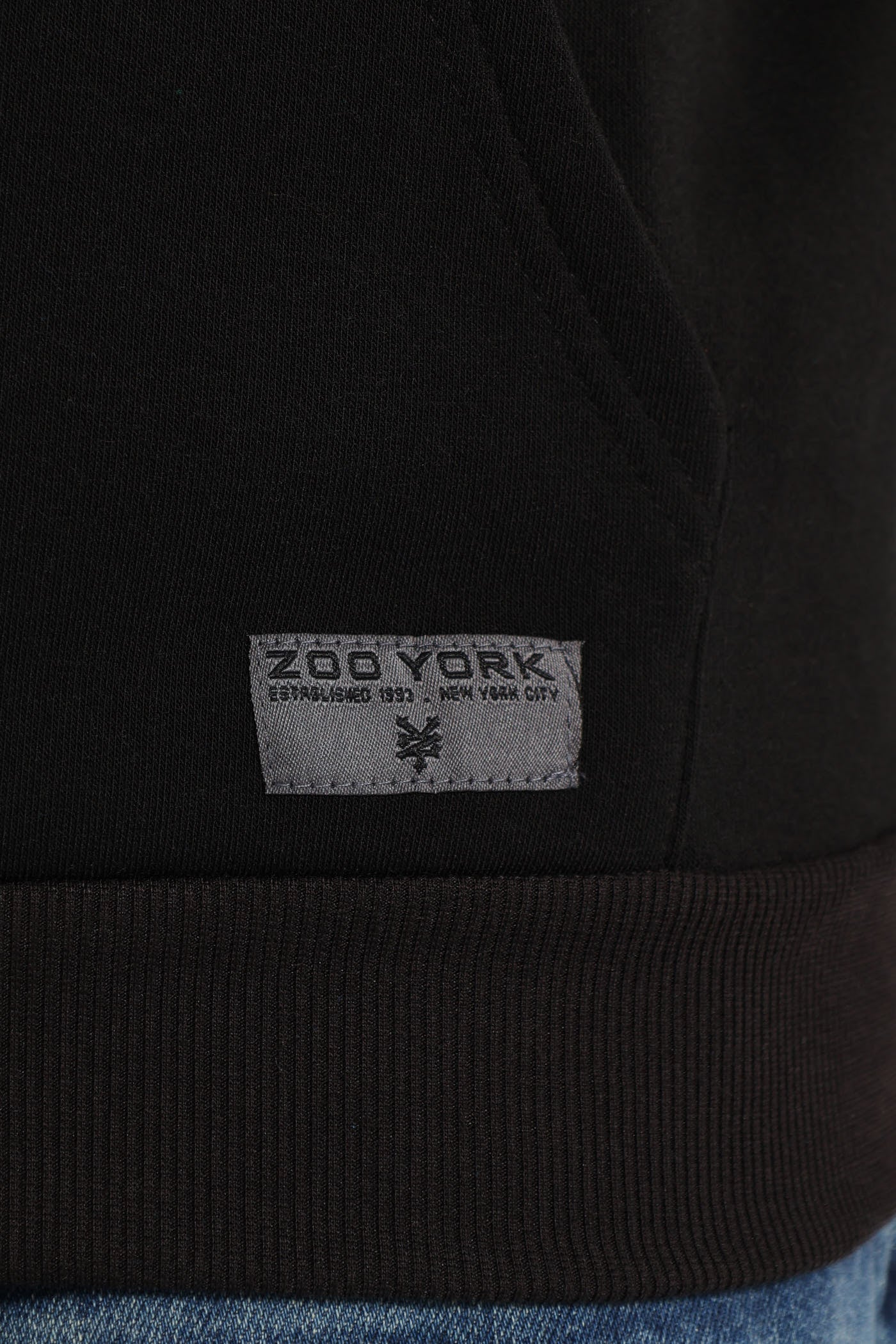 Chest Logo Hoody - Black - Image 5