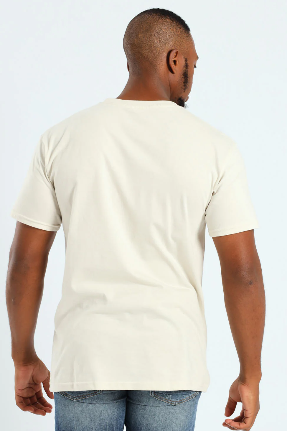 Chest Logo Tee - Stone - Image 4