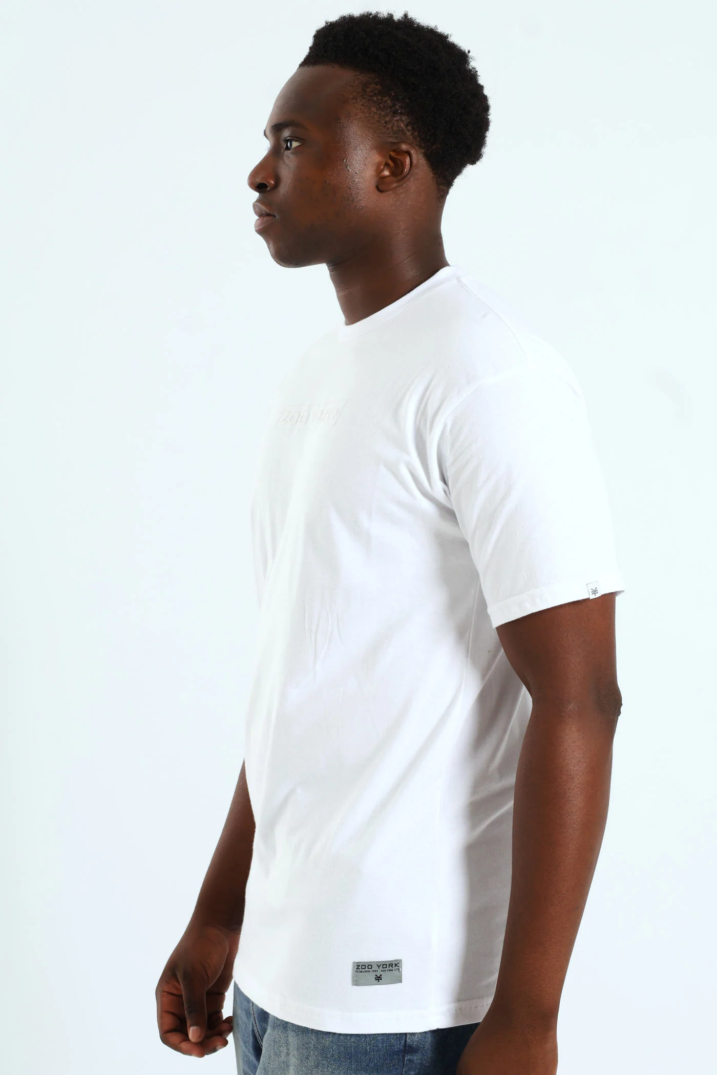 Chest Logo Tee - White - Image 3