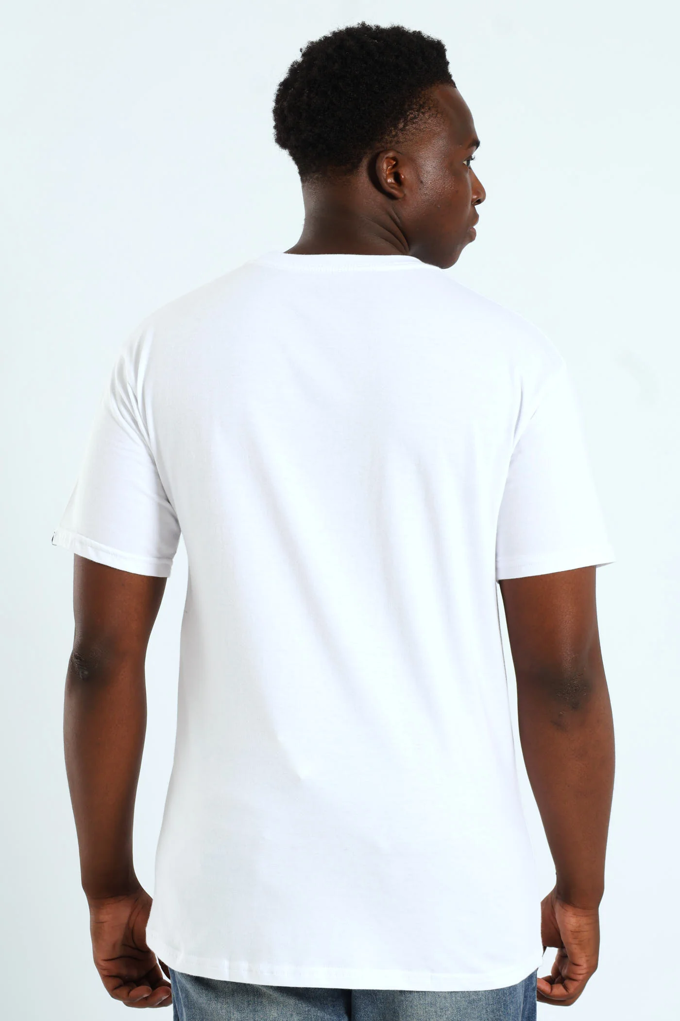 Chest Logo Tee - White - Image 4