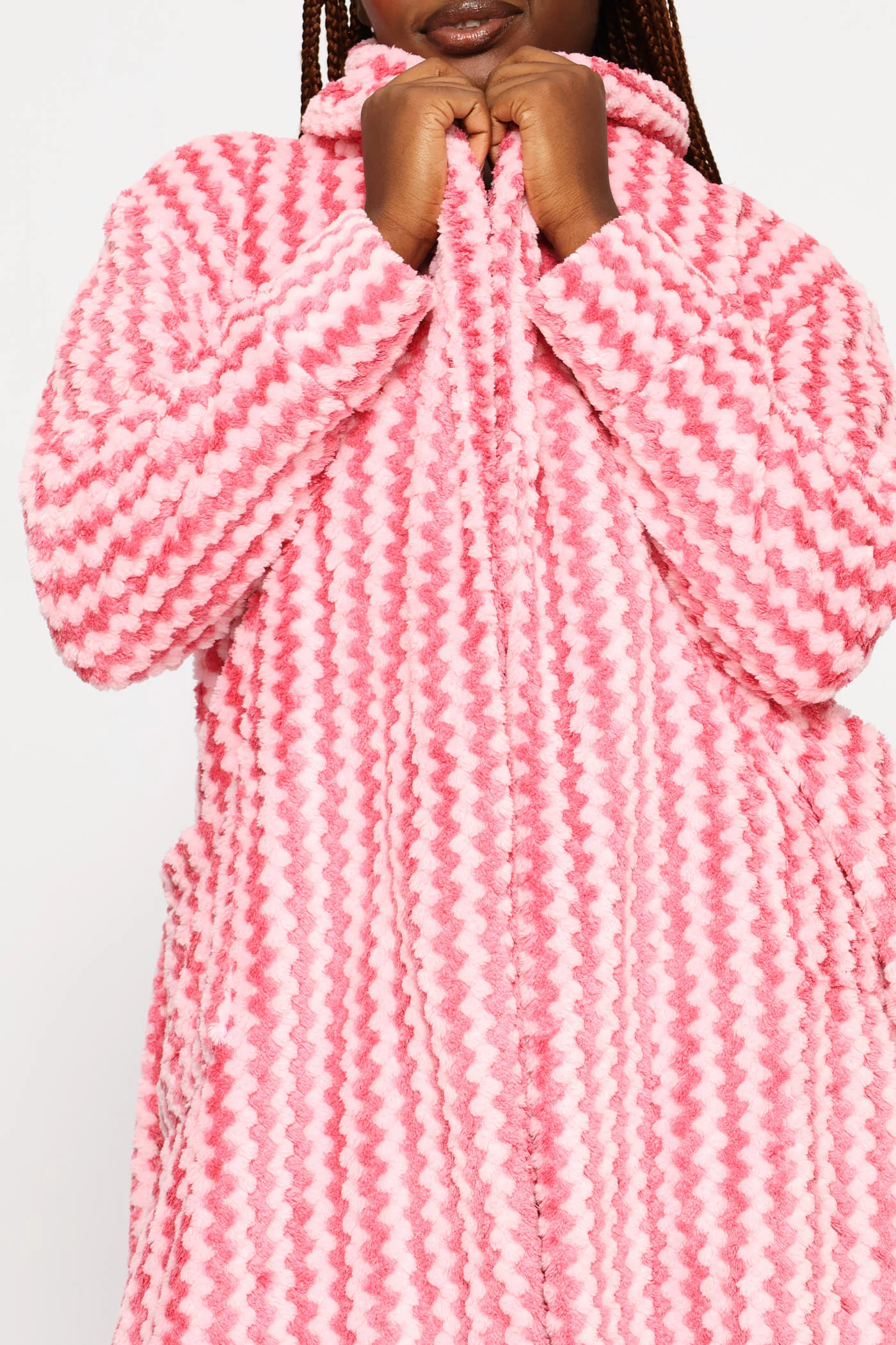 Chevron Stripe Gown - Pink - Image 2