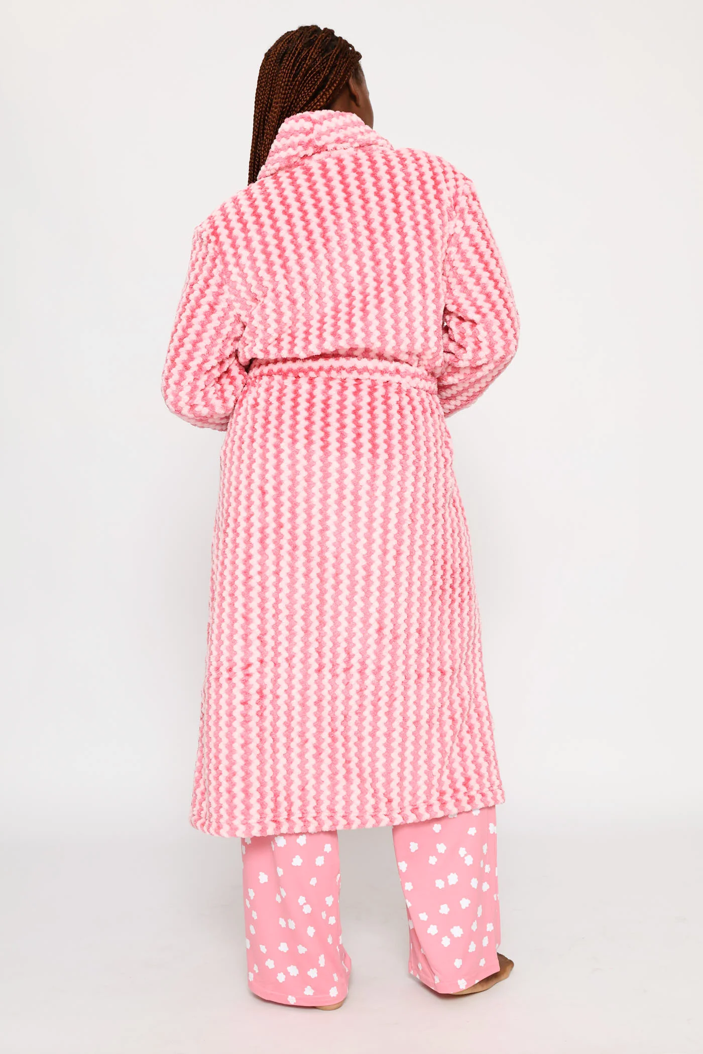 Chevron Stripe Gown - Pink - Image 4