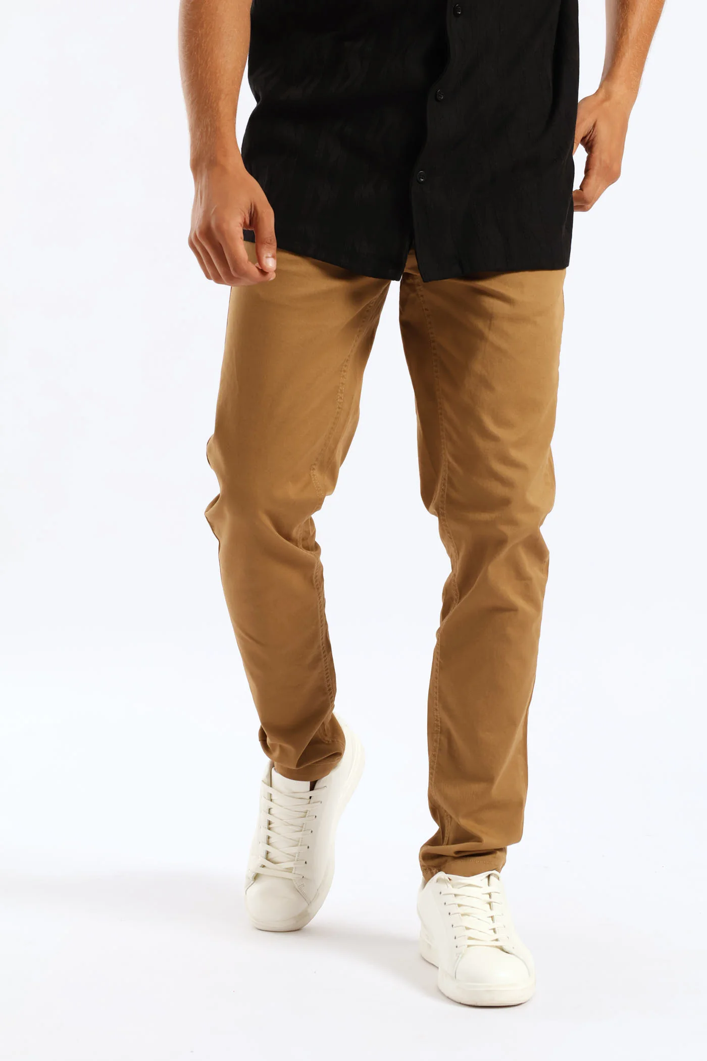 Chino Pants - Camel - Image 3
