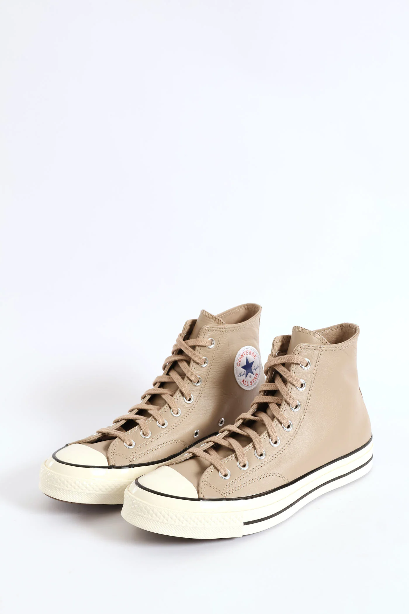 Chuck 70 Leather Sneaker - Stone - Image 2
