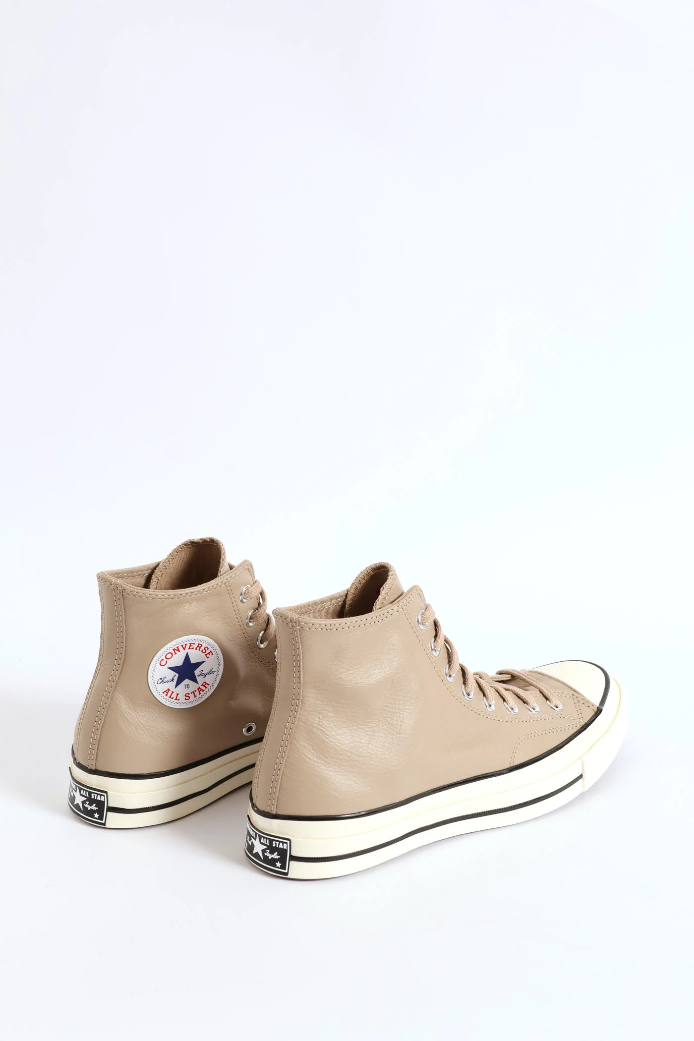 Chuck 70 Leather Sneaker - Stone - Image 3