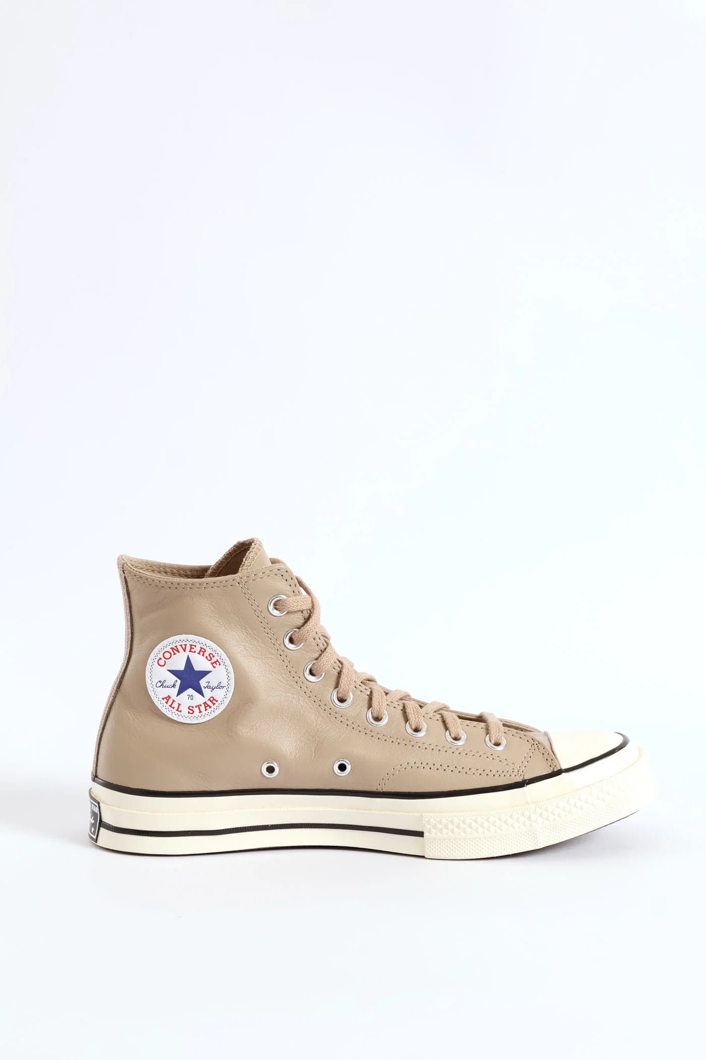 Chuck 70 Leather Sneaker - Stone - Image 4