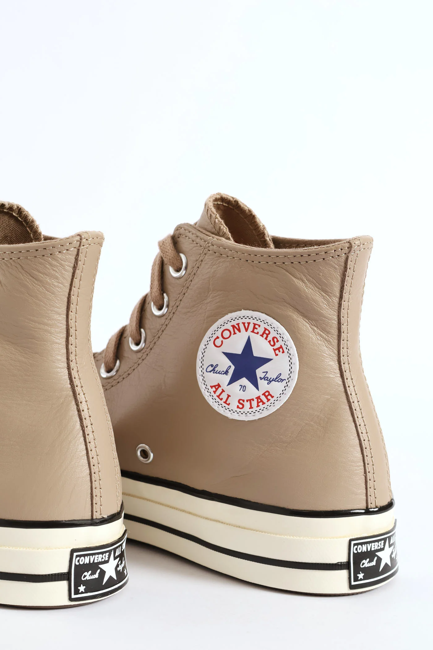 Chuck 70 Leather Sneaker - Stone - Image 6