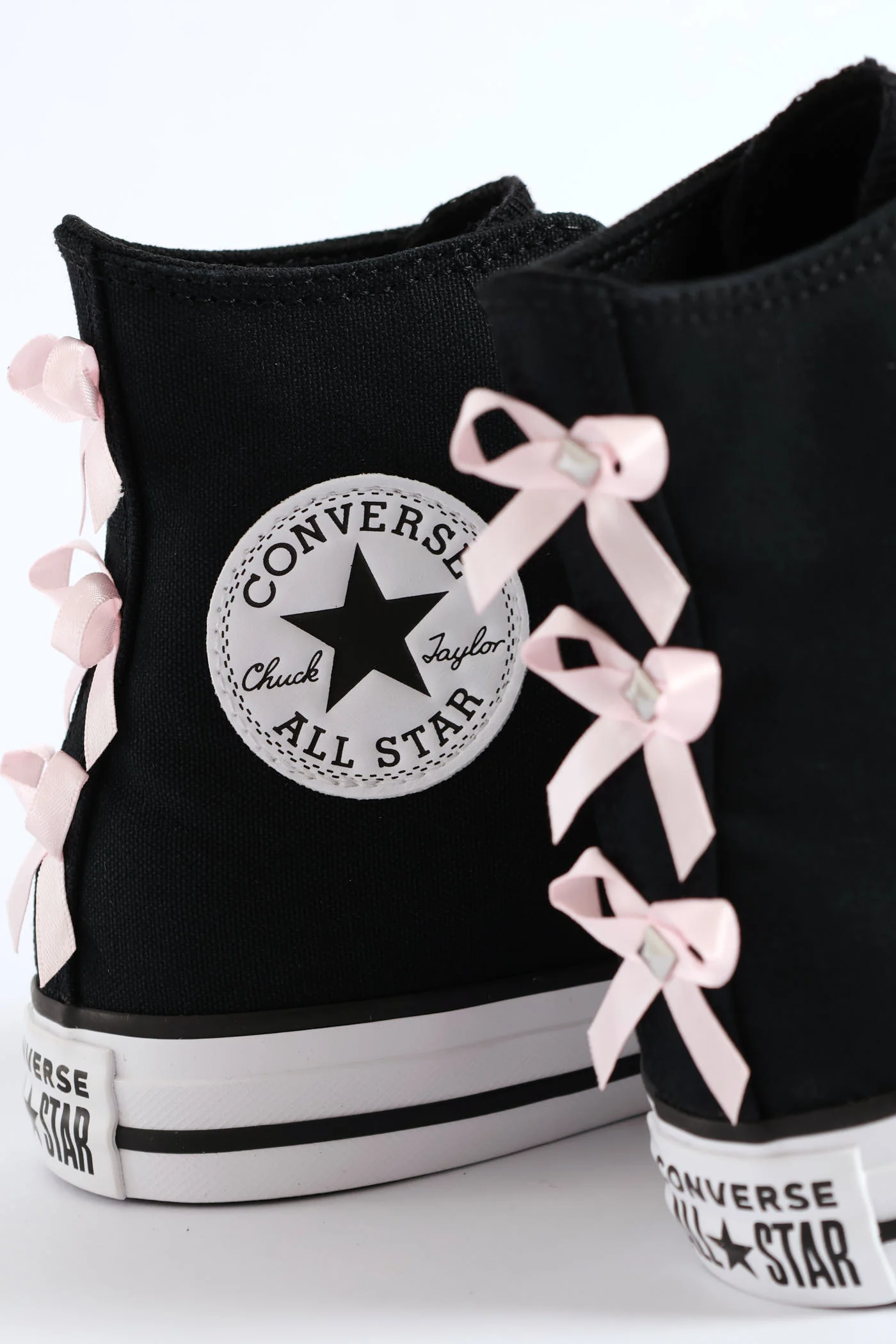 Chuck Taylor All Star Bows & Studs Sneaker - Black - Image 2