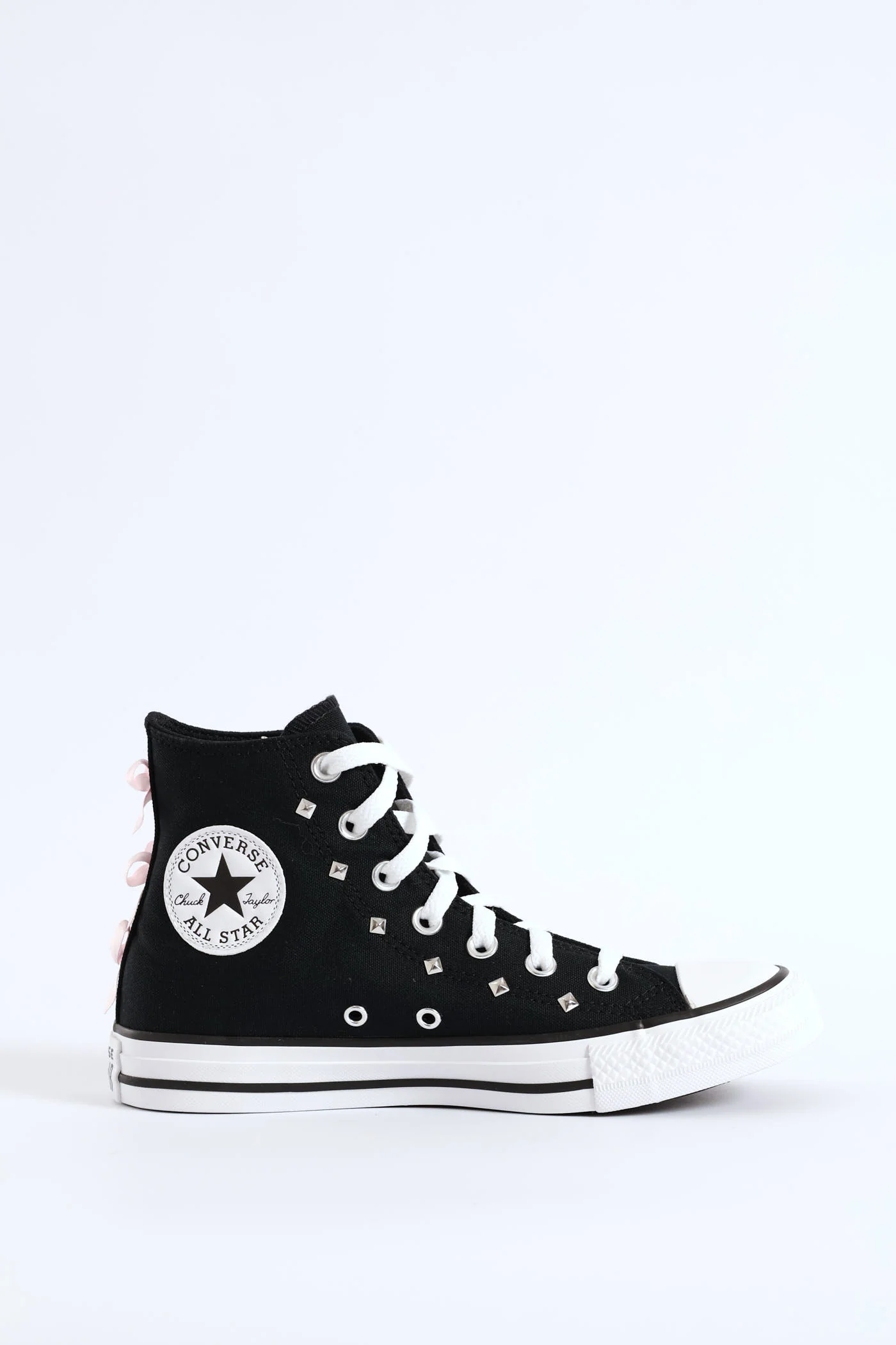 Chuck Taylor All Star Bows & Studs Sneaker - Black - Image 3