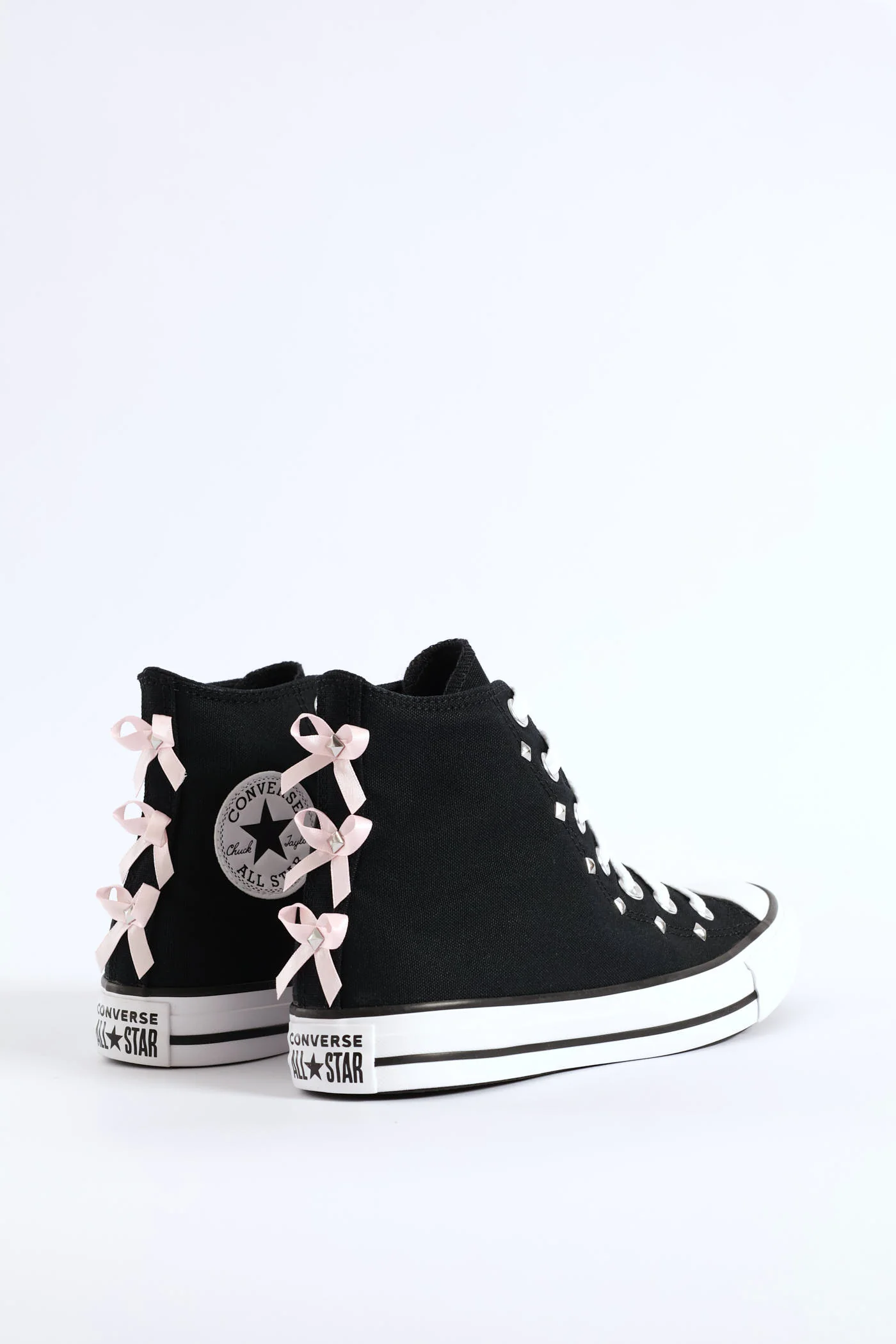 Chuck Taylor All Star Bows & Studs Sneaker - Black - Image 5